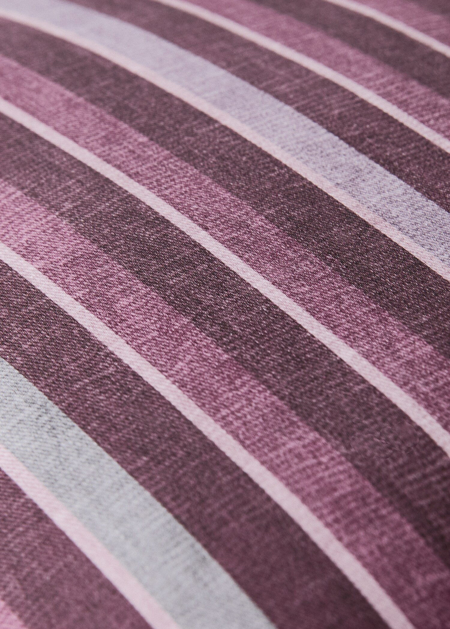 Housse de coussin en coton imprimé à rayures 45x45 cm - Détail de l'article 3