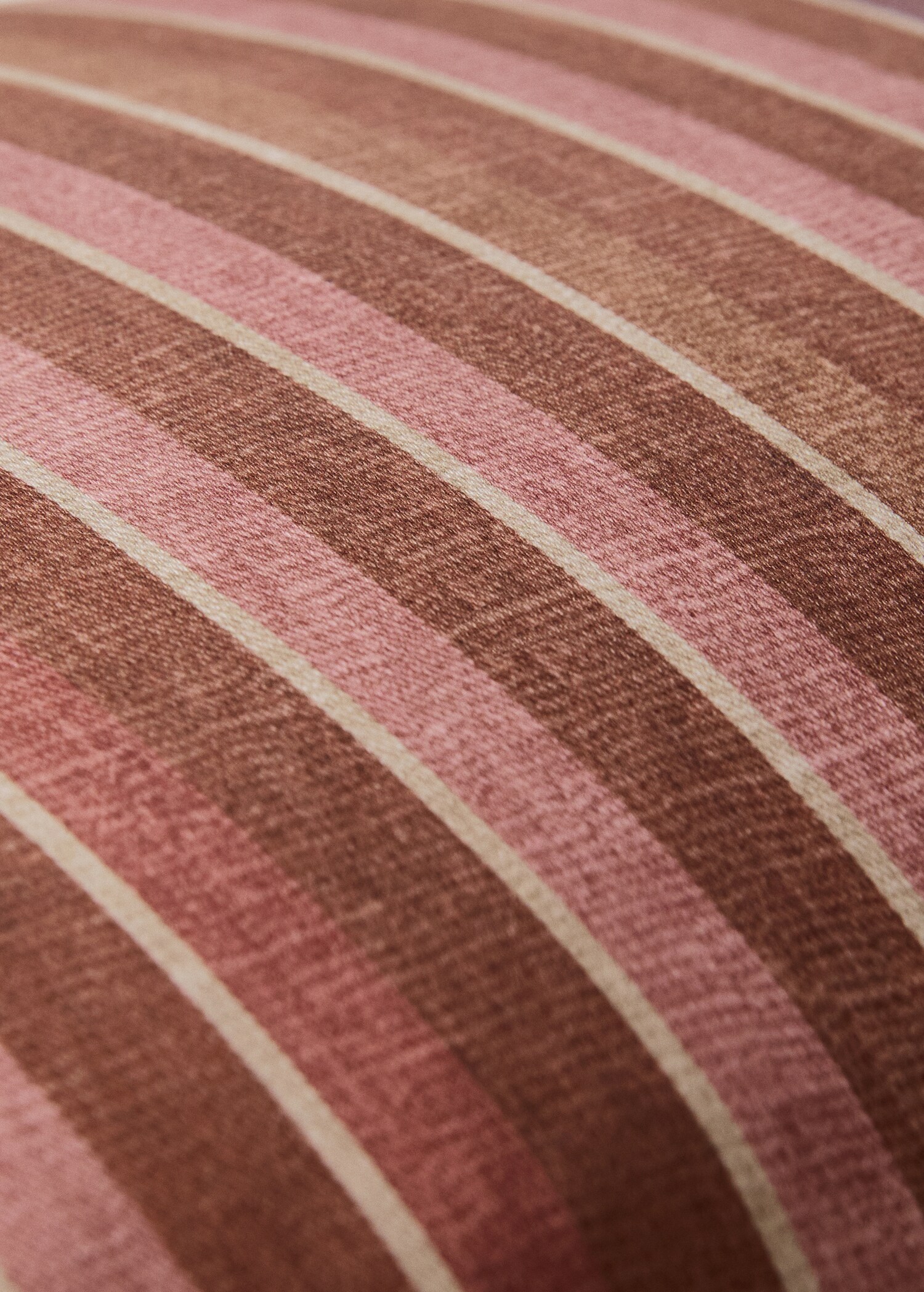 Housse de coussin en coton à rayures imprimées 40x60 cm - Détail de l'article 3
