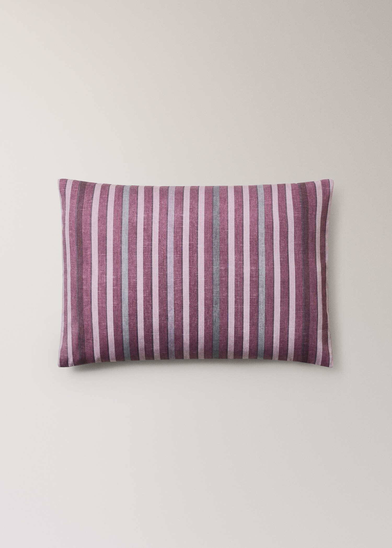 Housse de coussin en coton à rayures imprimées 40x60 cm - Article sans modèle
