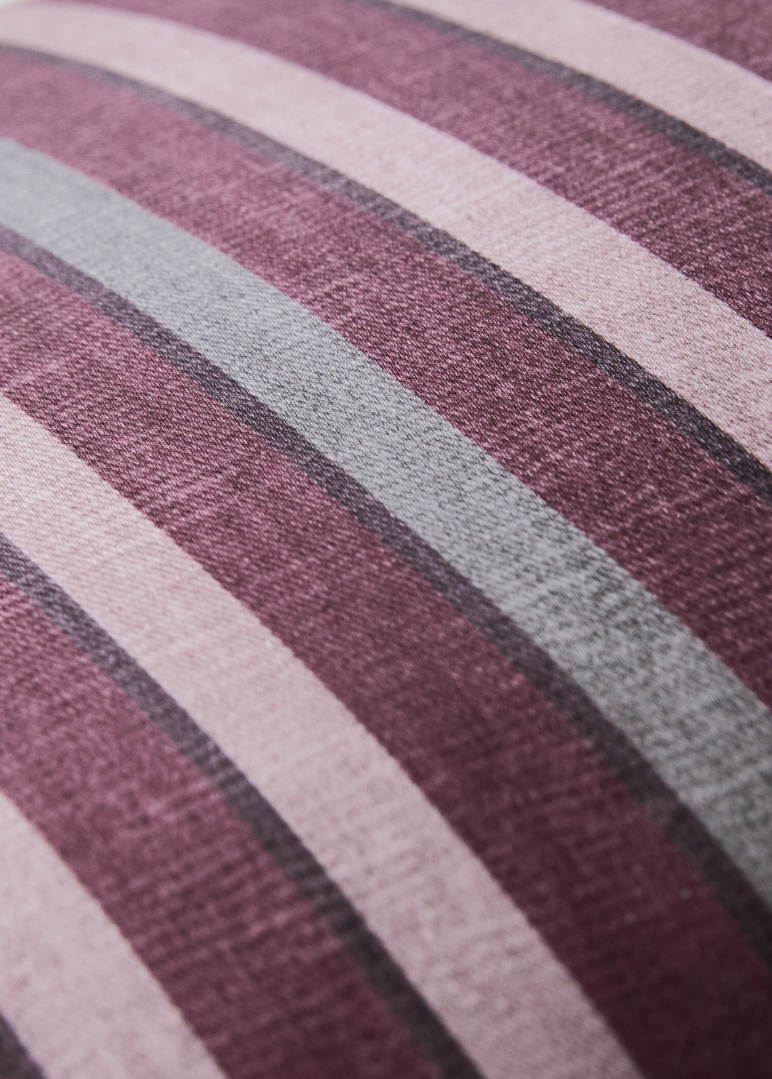 Housse de coussin en coton à rayures imprimées 40x60 cm - Détail de l'article 3