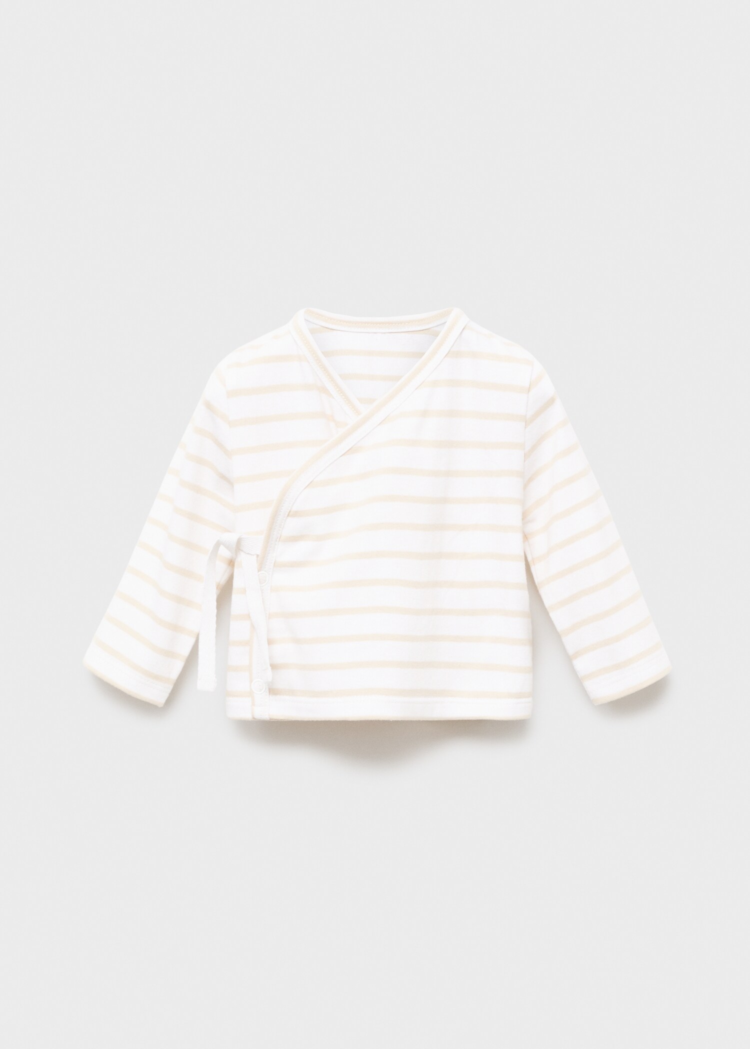 Striped wrap t-shirt - Article without model