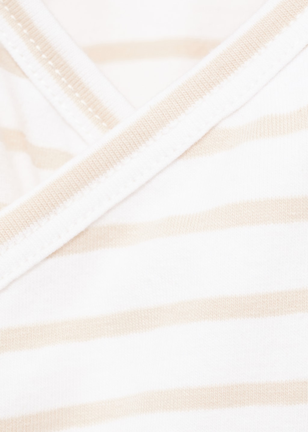 Striped wrap t-shirt