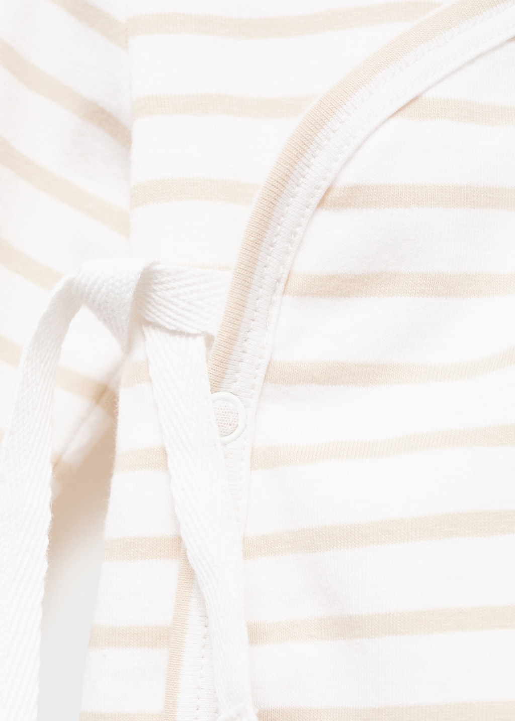 Striped wrap t-shirt