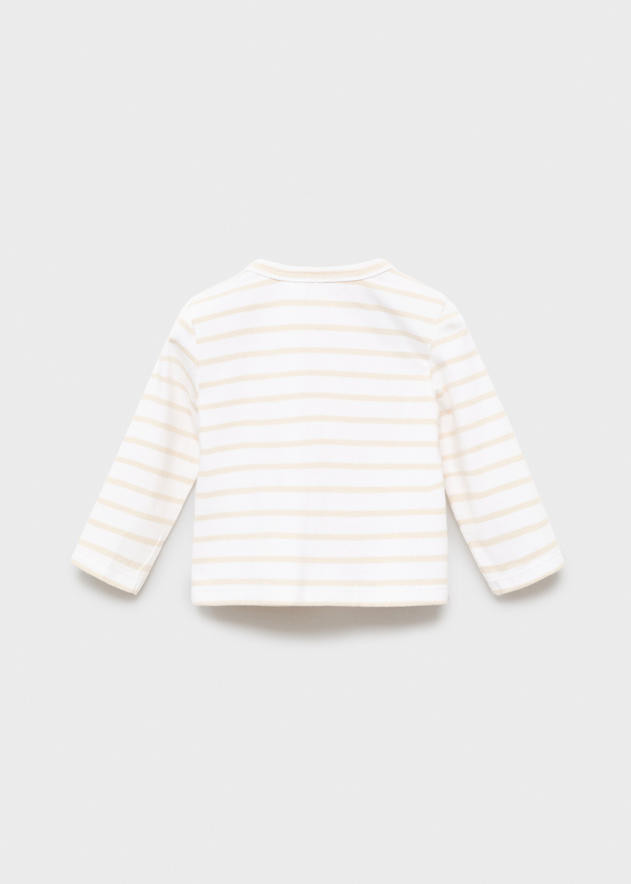 Striped wrap t-shirt - Reverse of the article