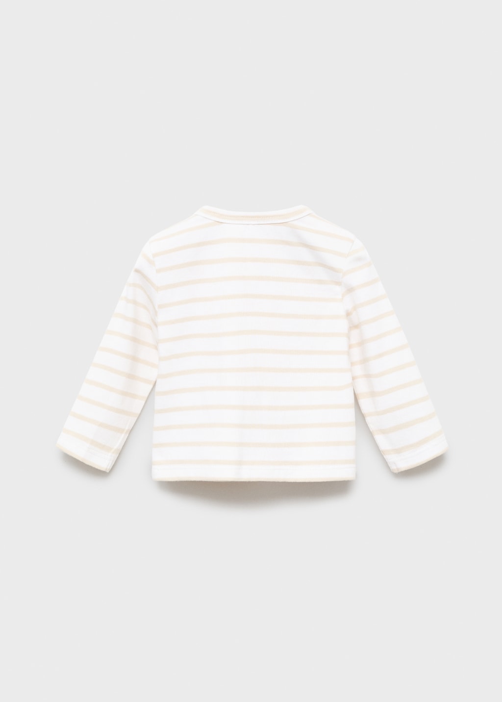 Striped wrap t-shirt