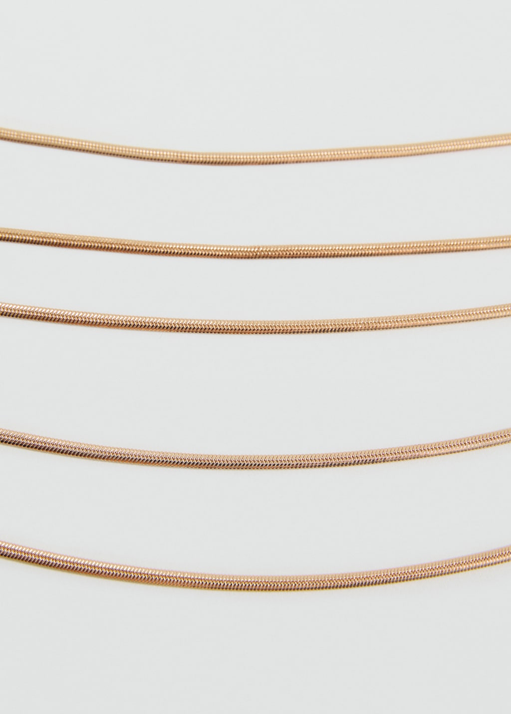 Multiple chain necklace