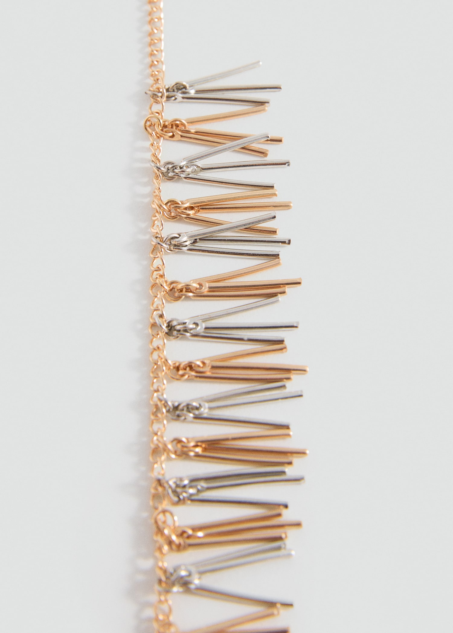 Collier pendentifs perles - Plan moyen