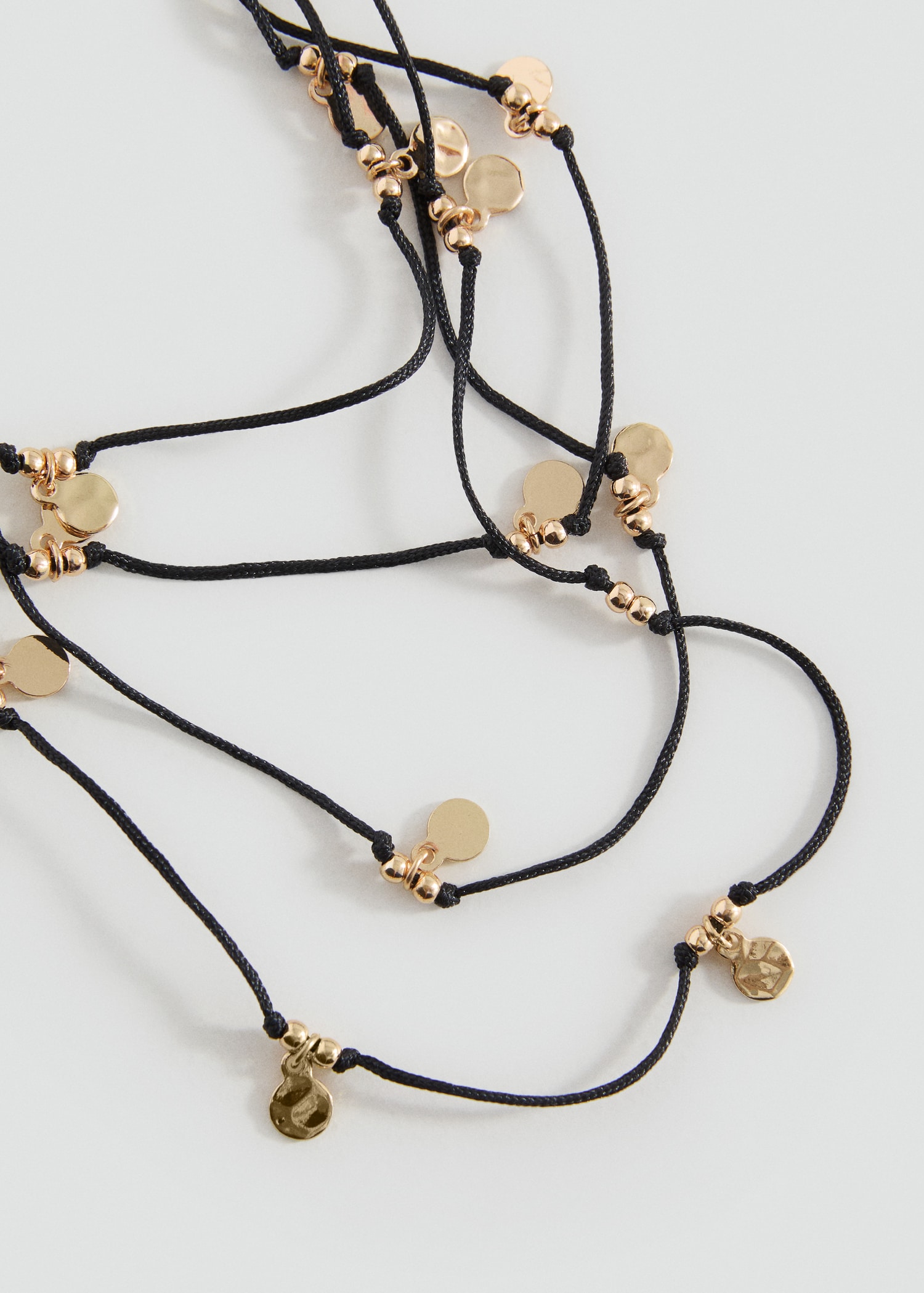 Collar cadenas múltiples - Plano medio