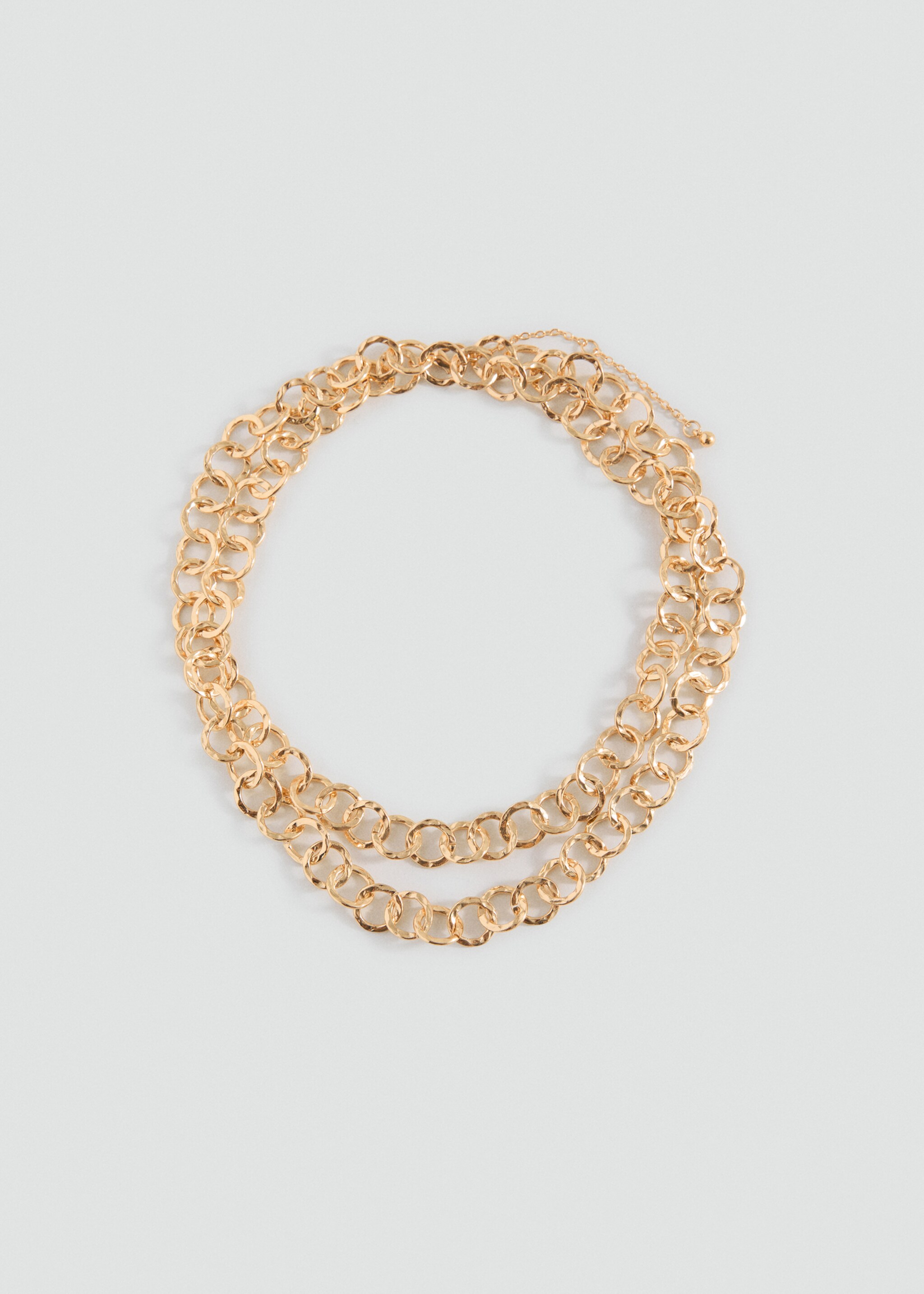 Halskette mit verschlungenen Ringen - Artikel ohne Model, Gold. Ref: 17003826-00.
