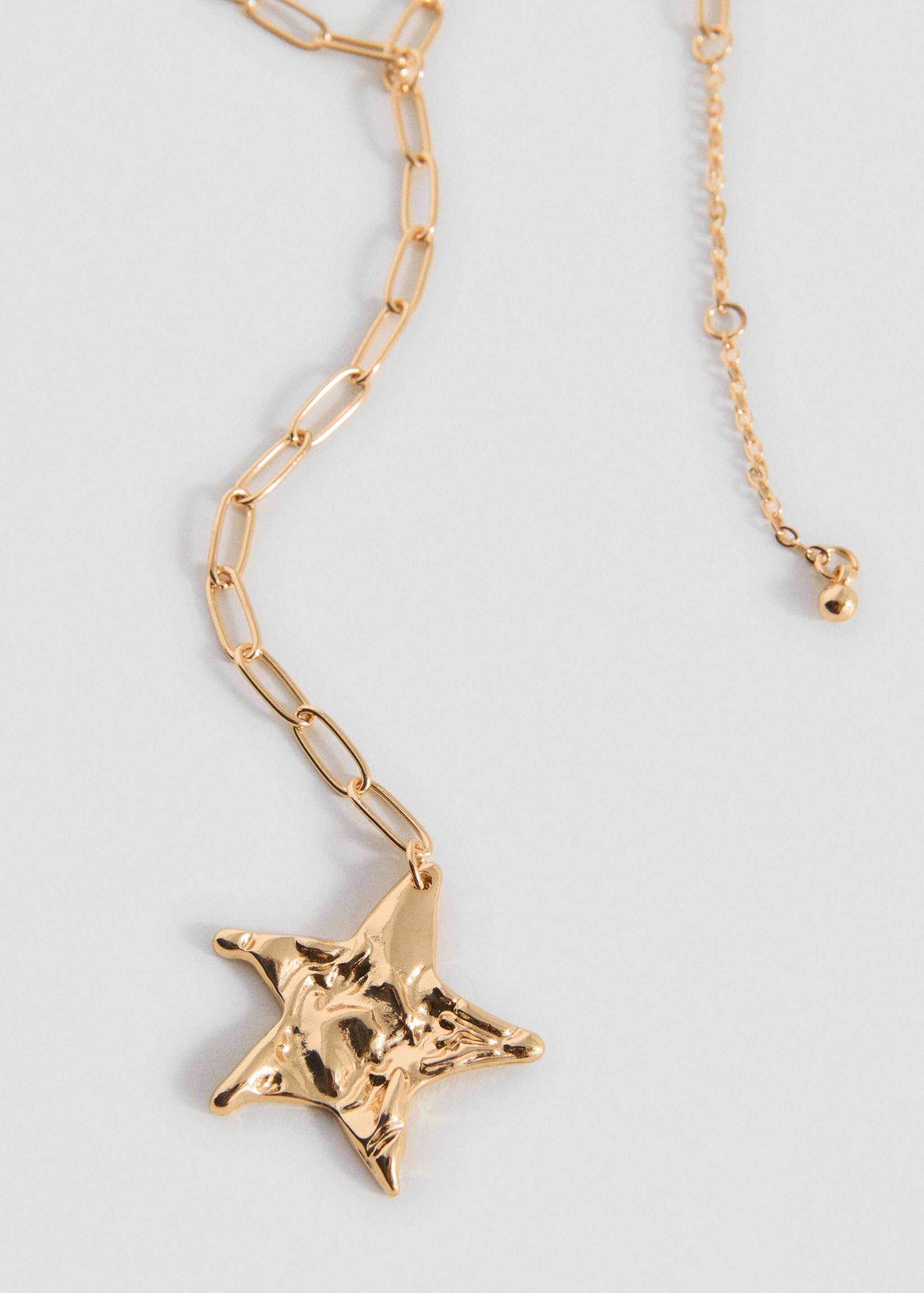 Star necklace - Medium plane, Gold. Ref: 17003829-00.