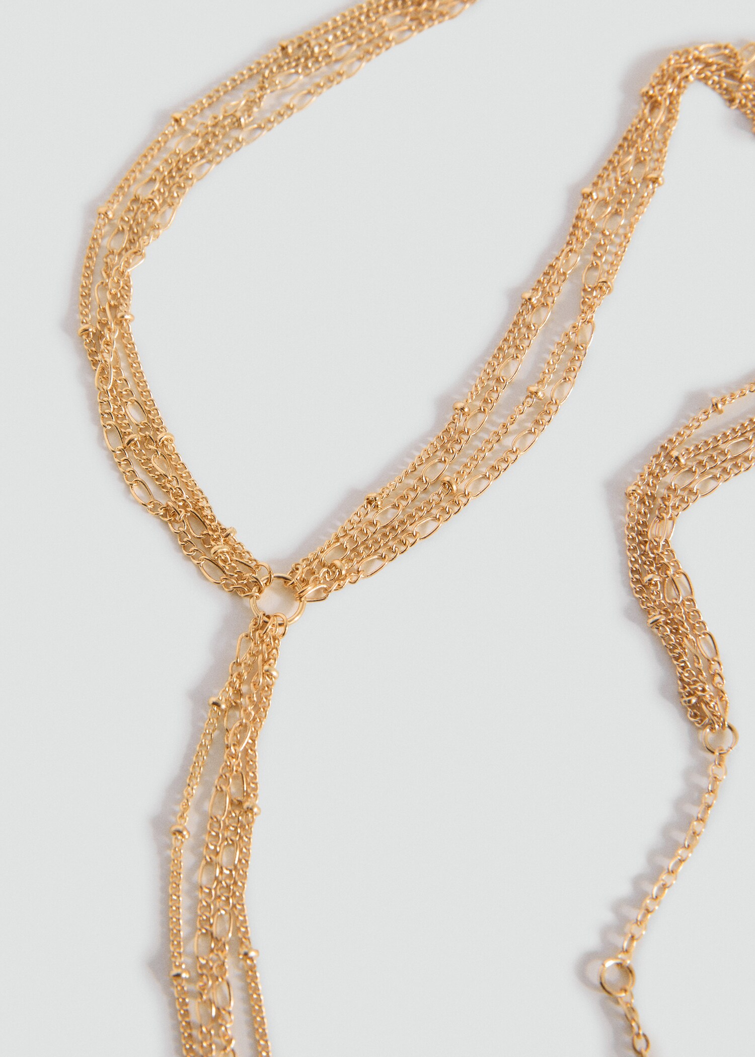 Long chain necklace - Medium plane