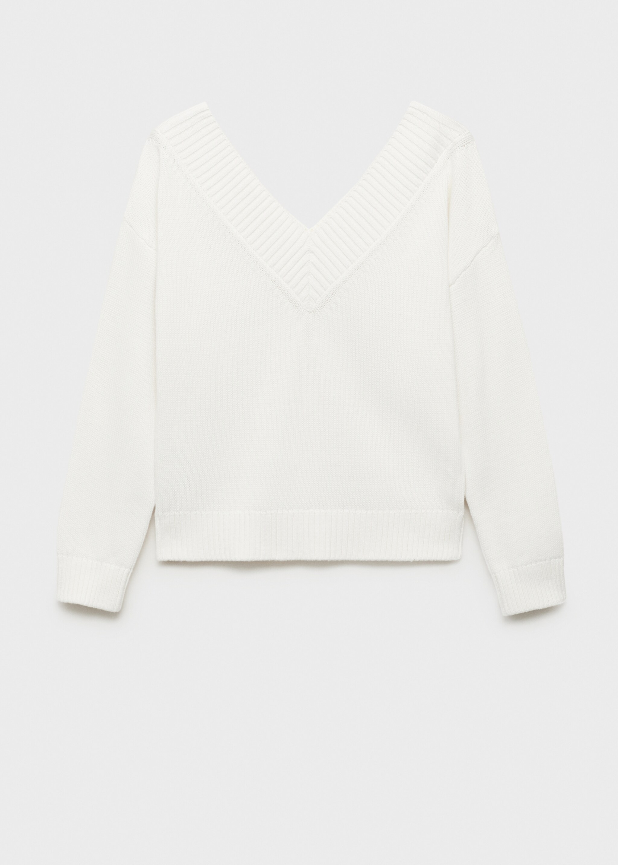 Knitted sweater with straps - Article without model