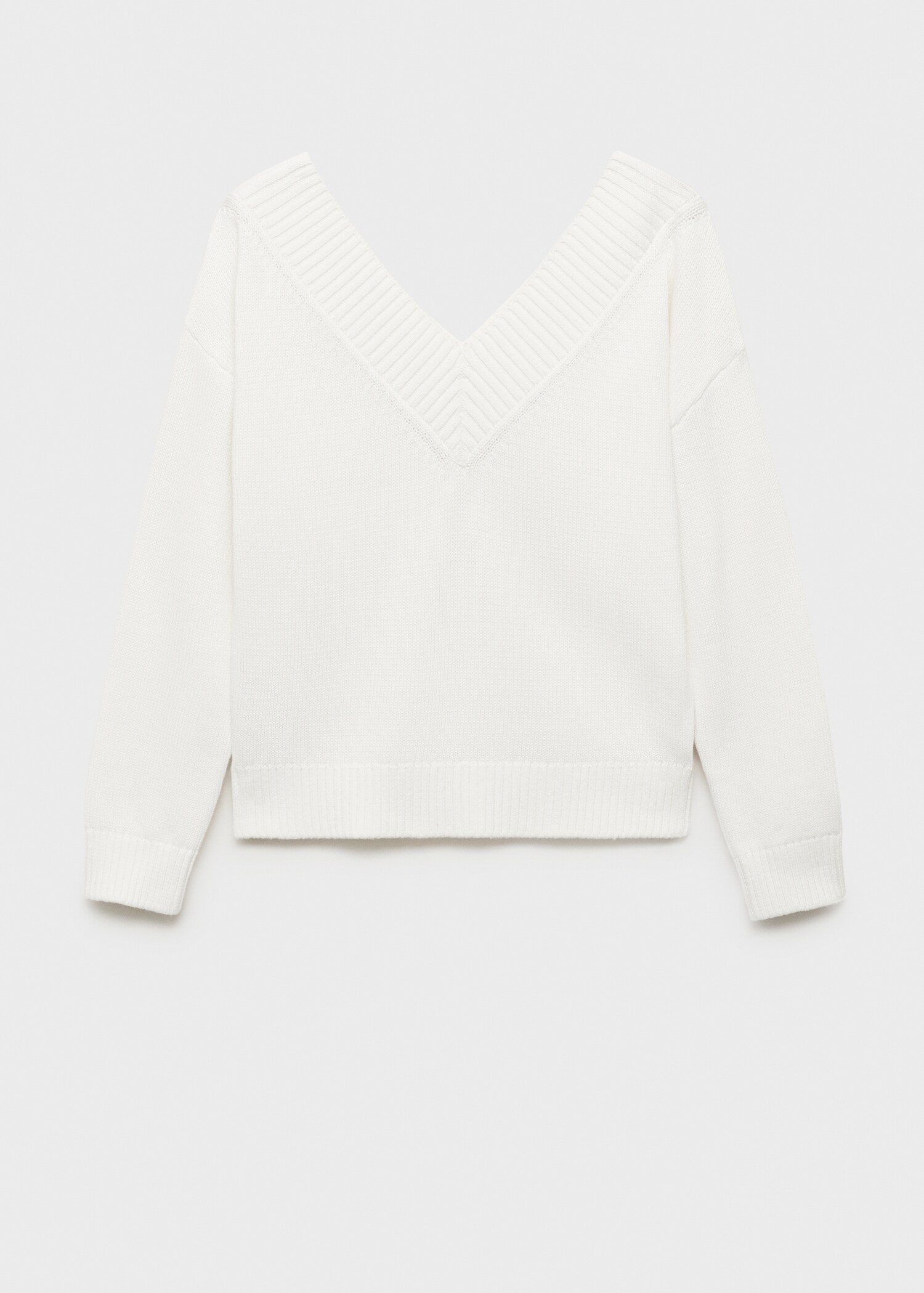 Knitted sweater with straps - Article without model
