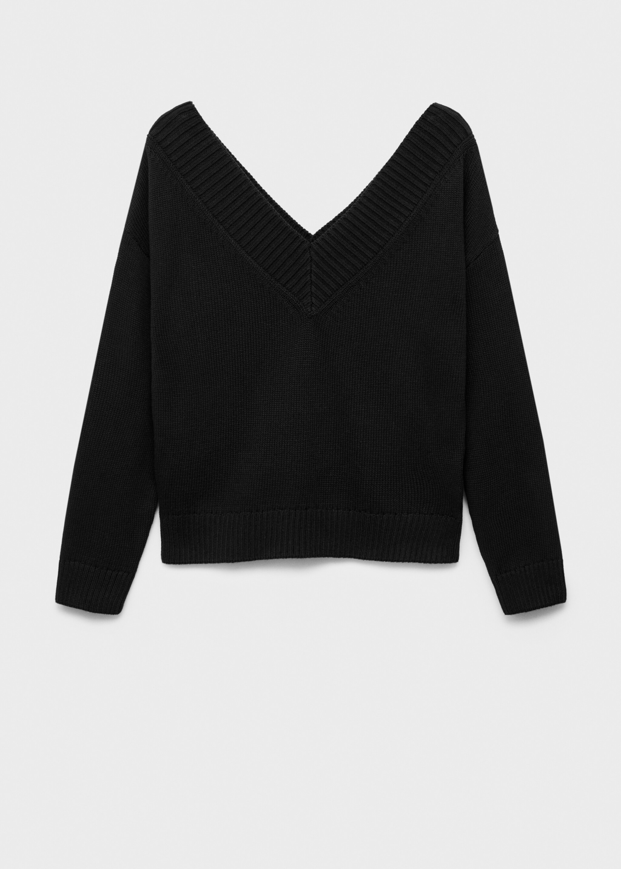 Knitted sweater with straps - Article without model