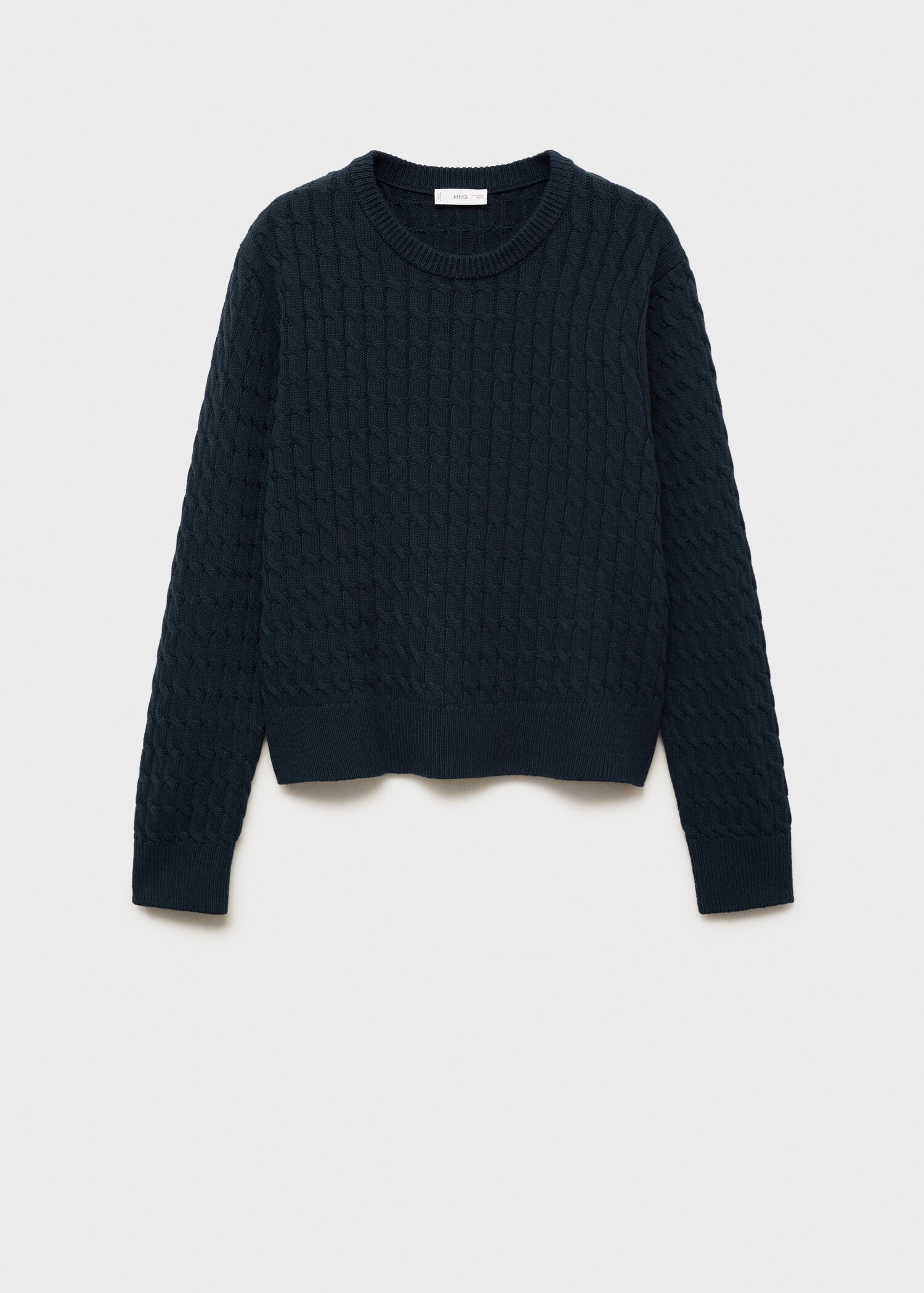 Braided knitted sweater - Article without model