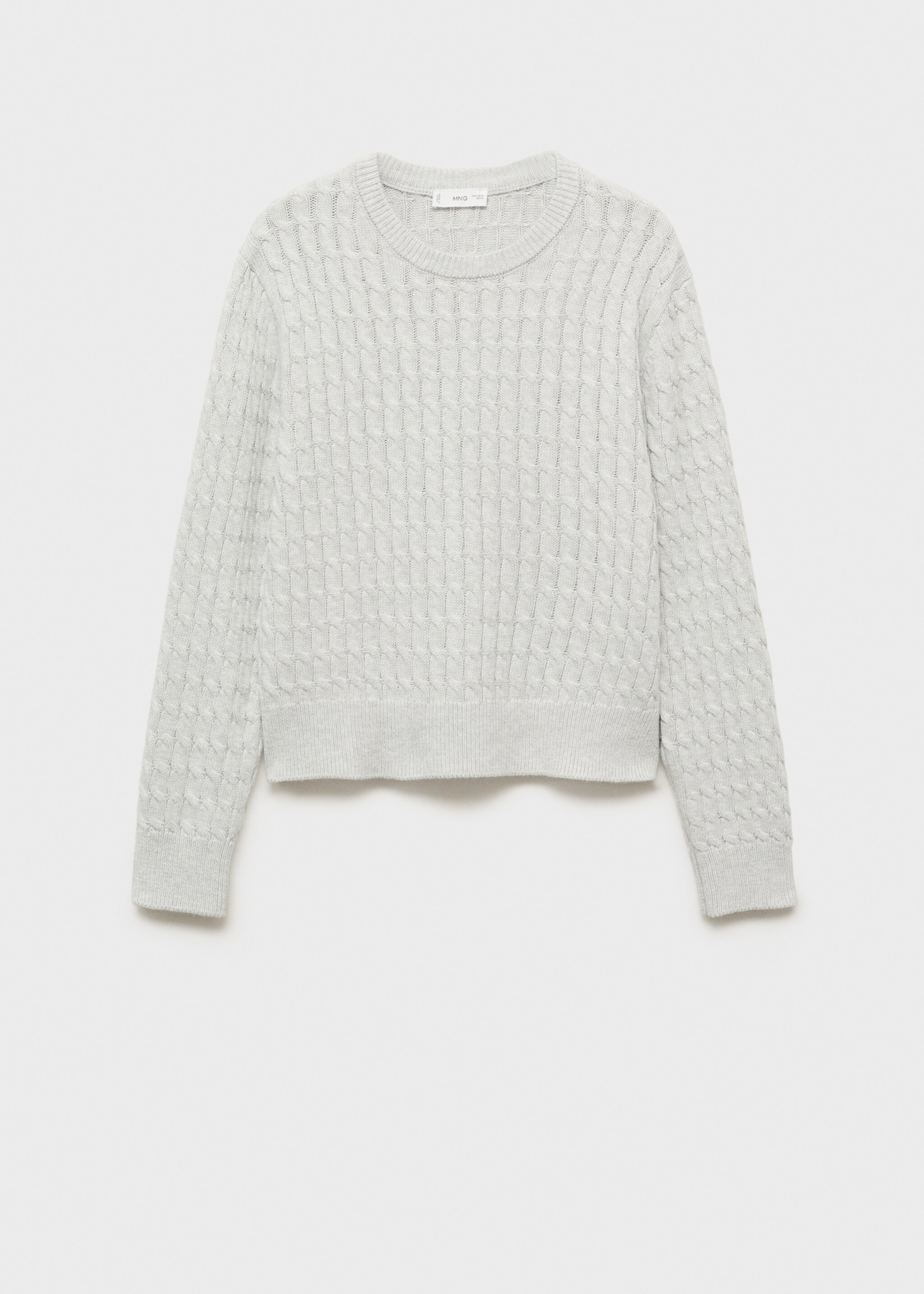 Braided knitted sweater - Article without model