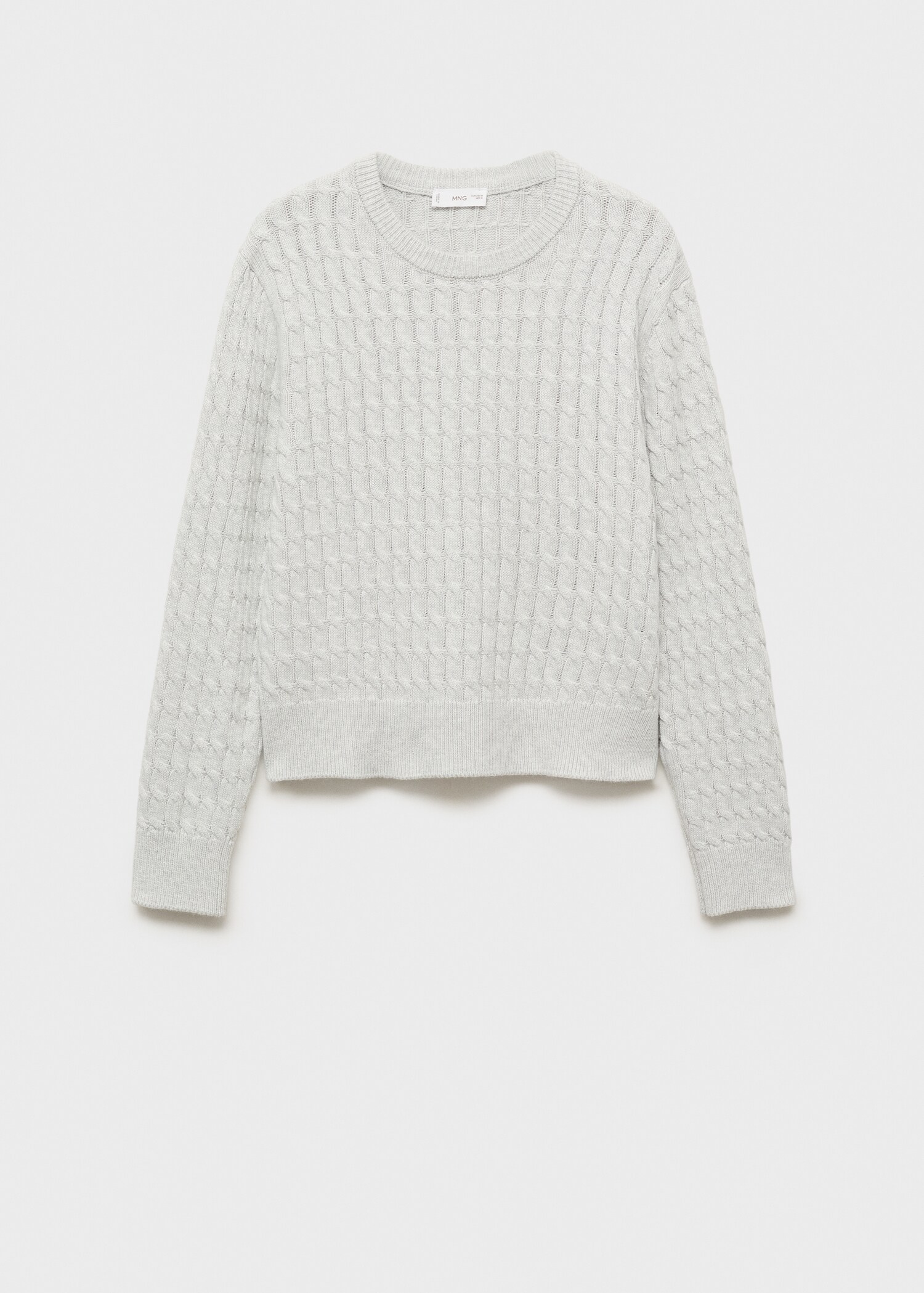 Braided knitted sweater - Article without model