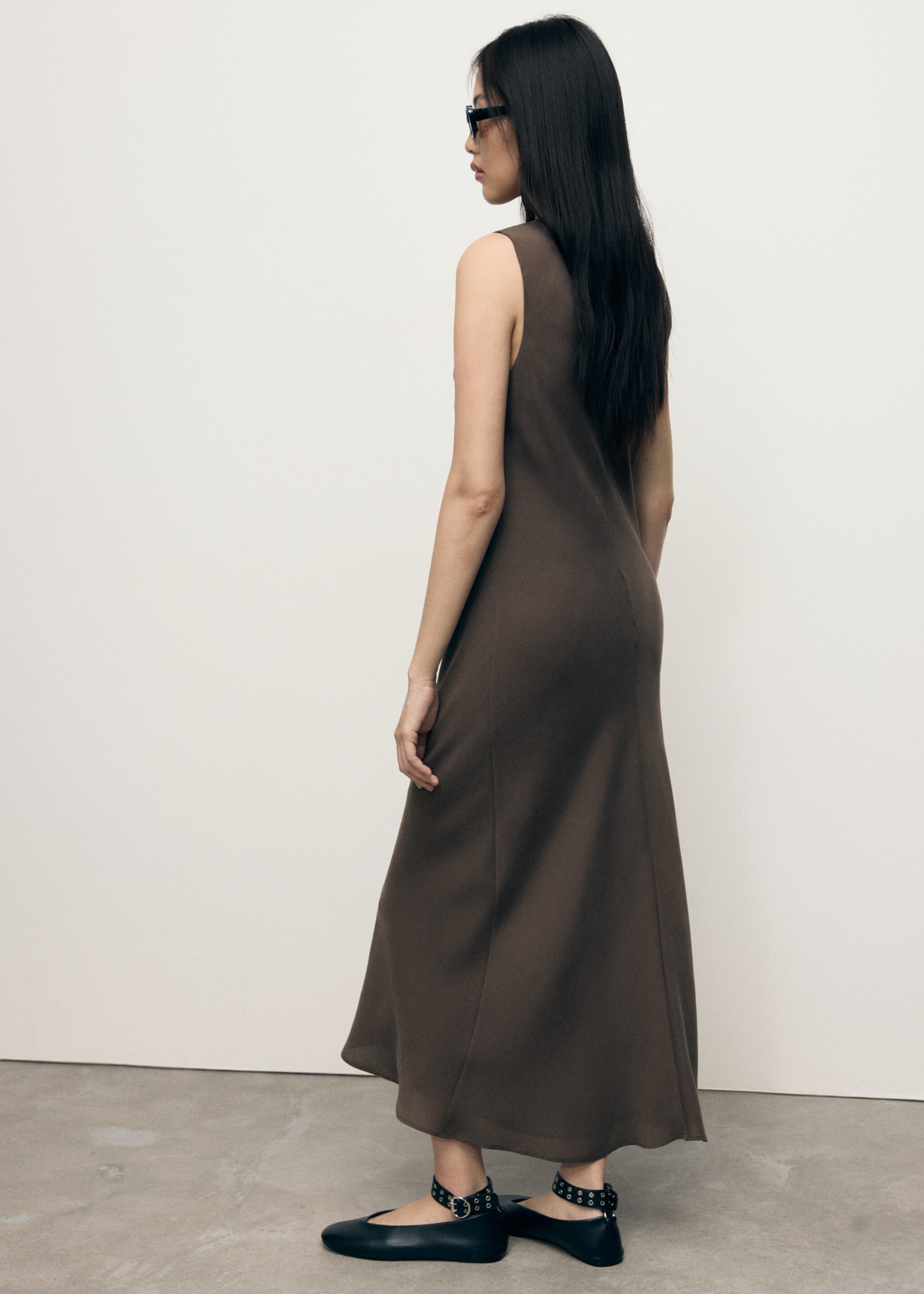 Modal midi-dress - Reverse of the article