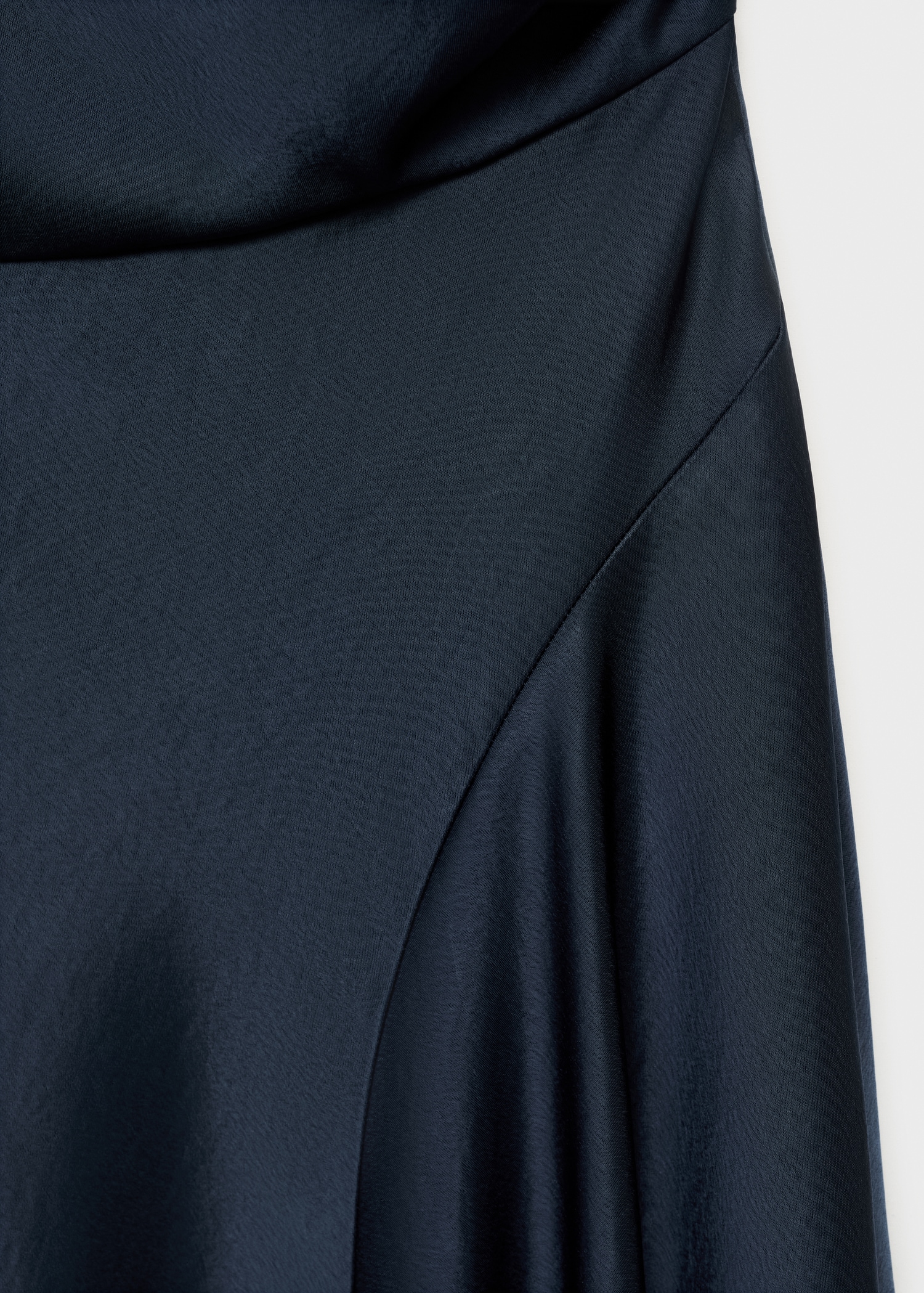 Asymmetrical satin dress - Details of the article 8