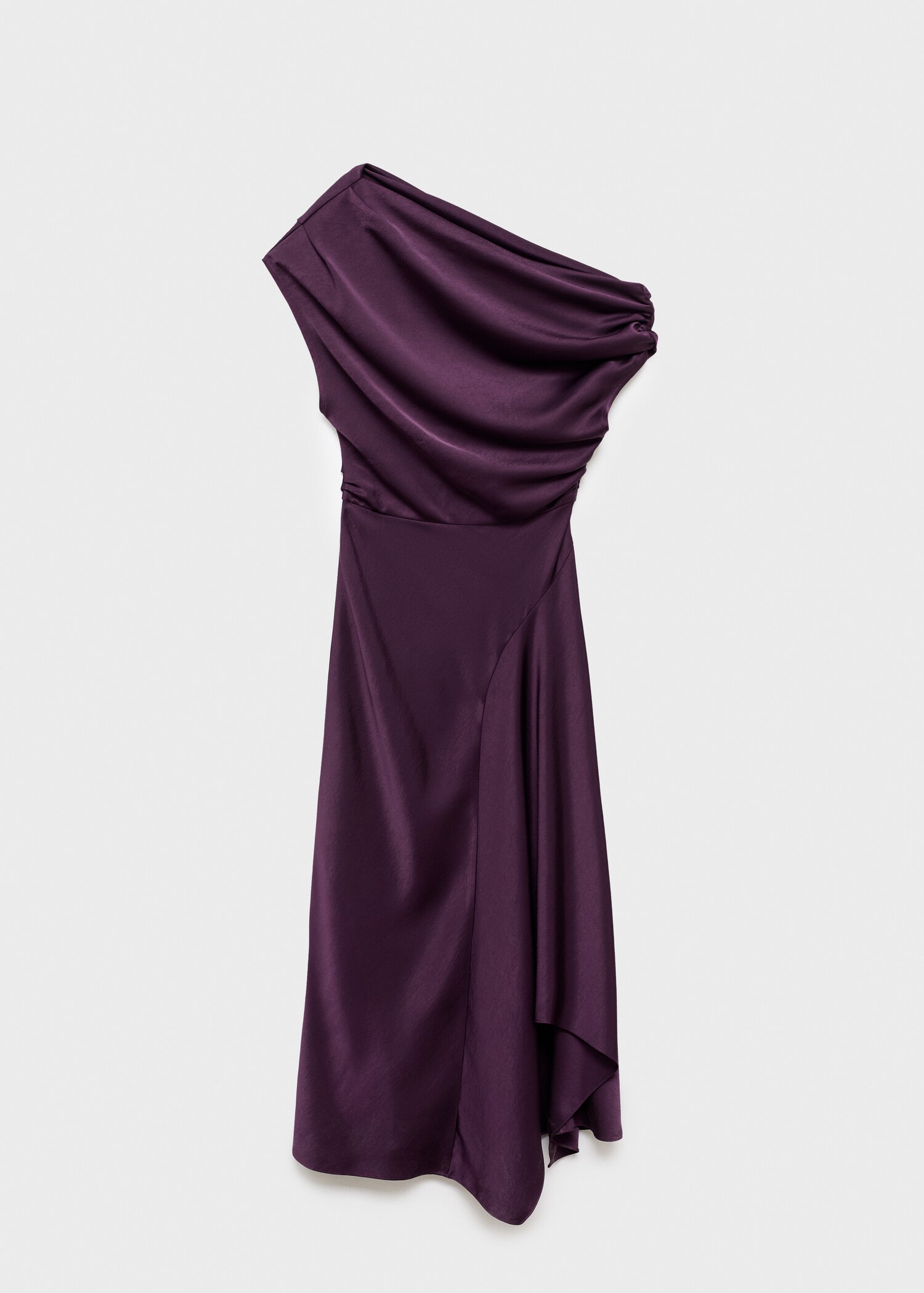 Robe satinée asymétrique - Article sans modèle