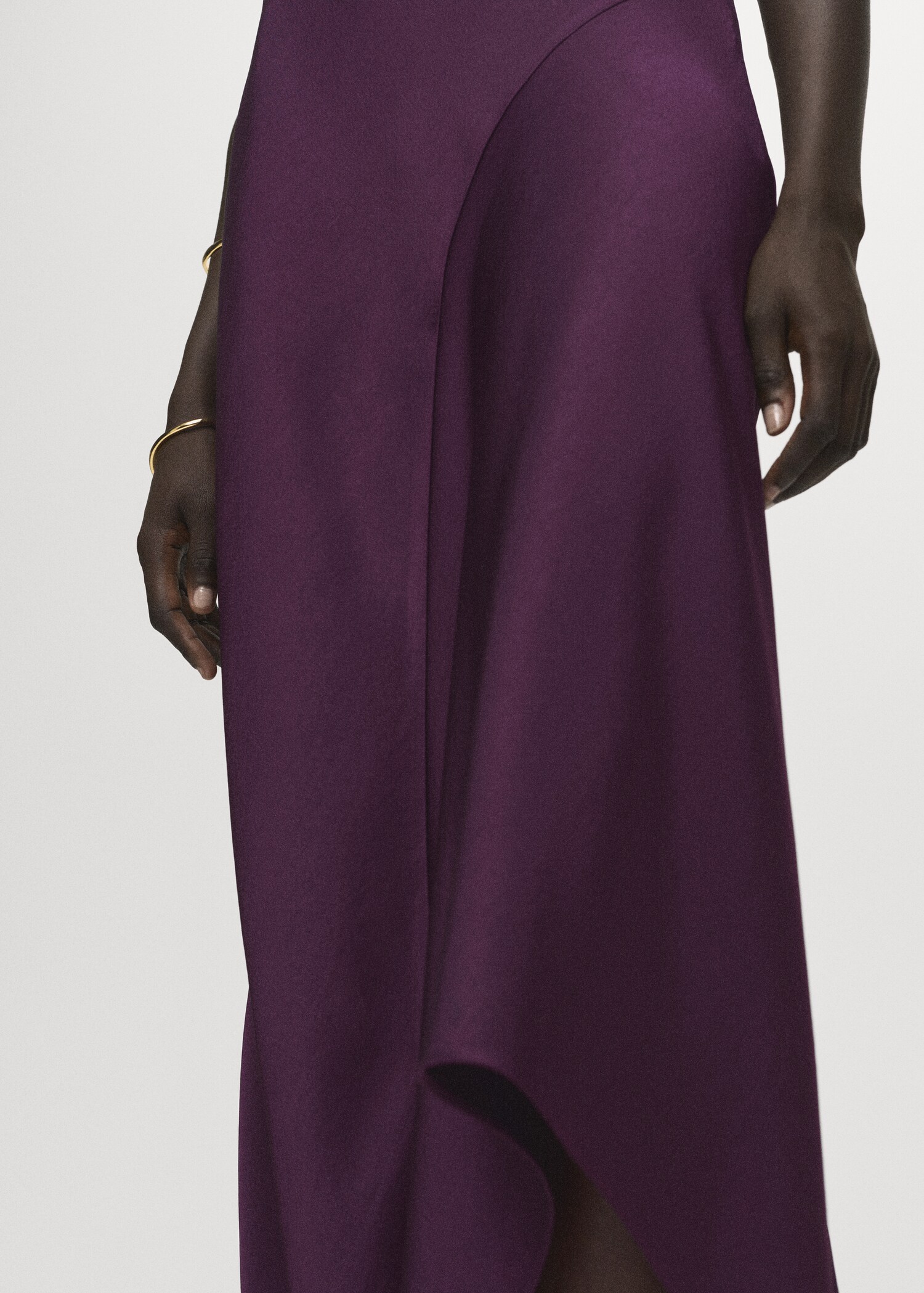 Robe satinée asymétrique - Détail de l'article 6