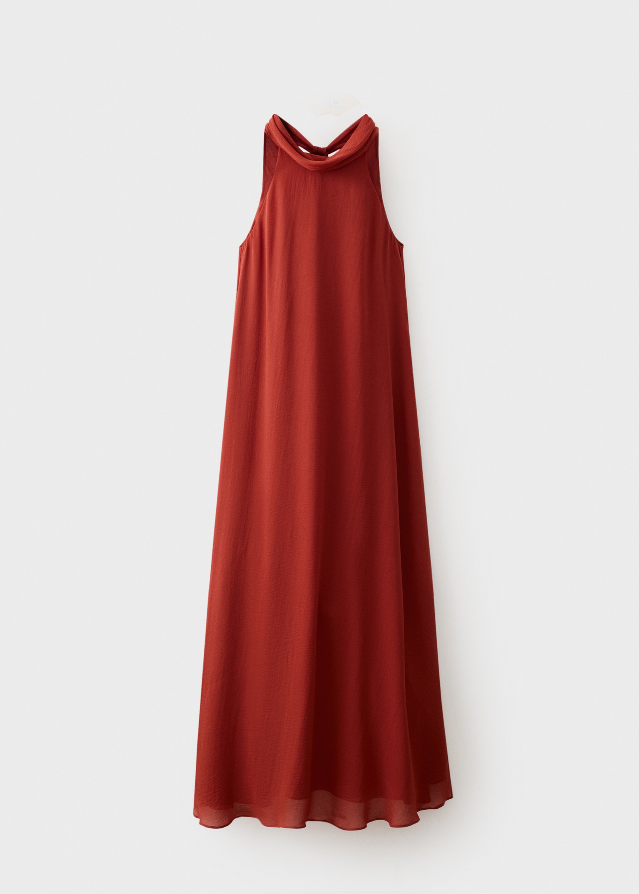 Robe longue nœud col - Article sans modèle