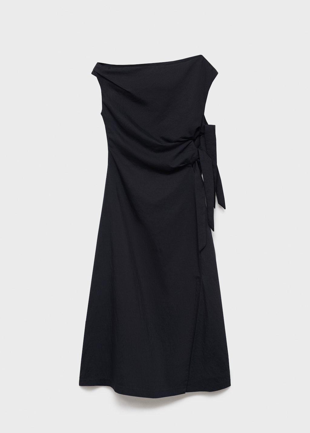 Asymmetrical knotted dress - image 5