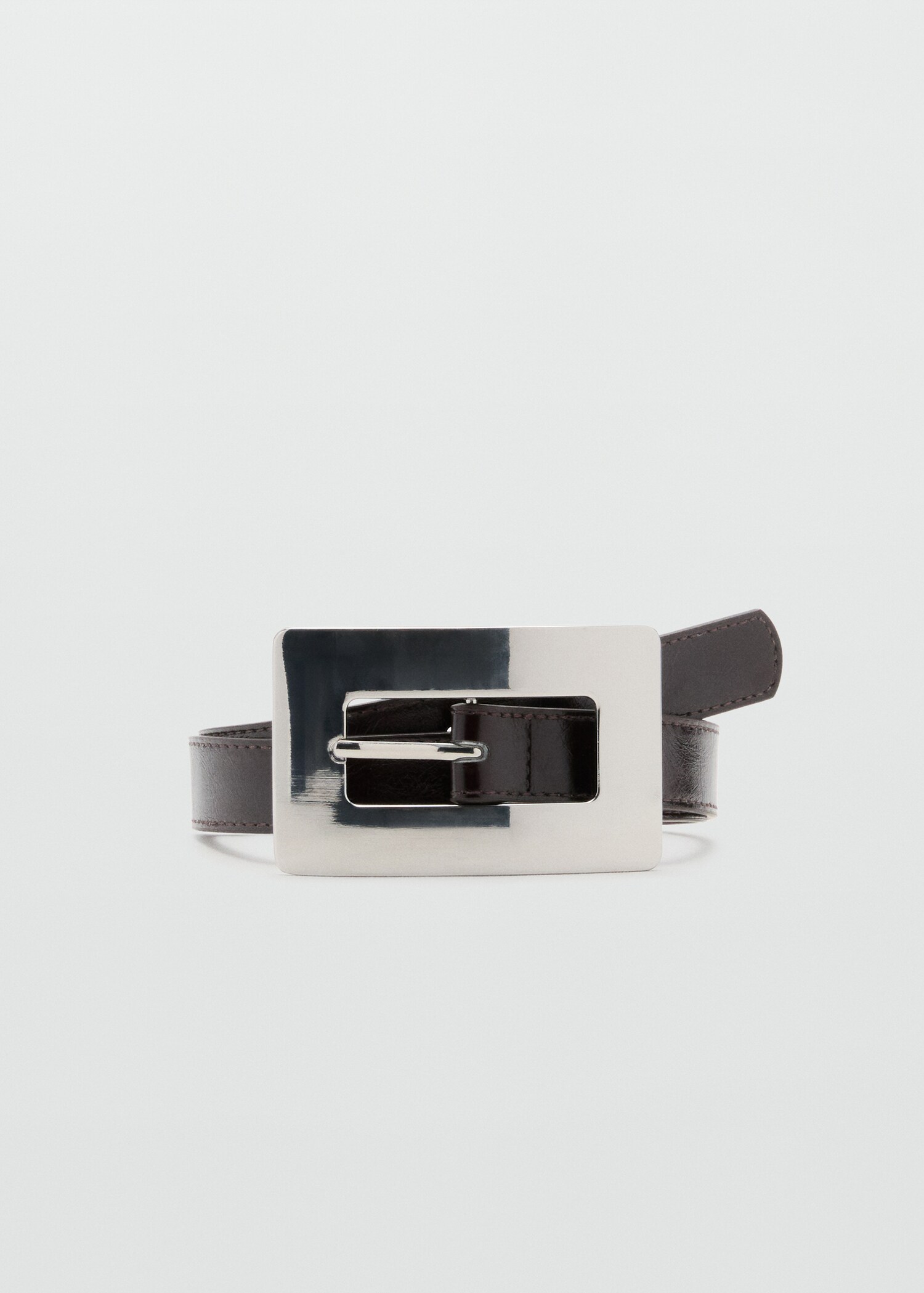 Thin belt with maxi-buckle - Article without model