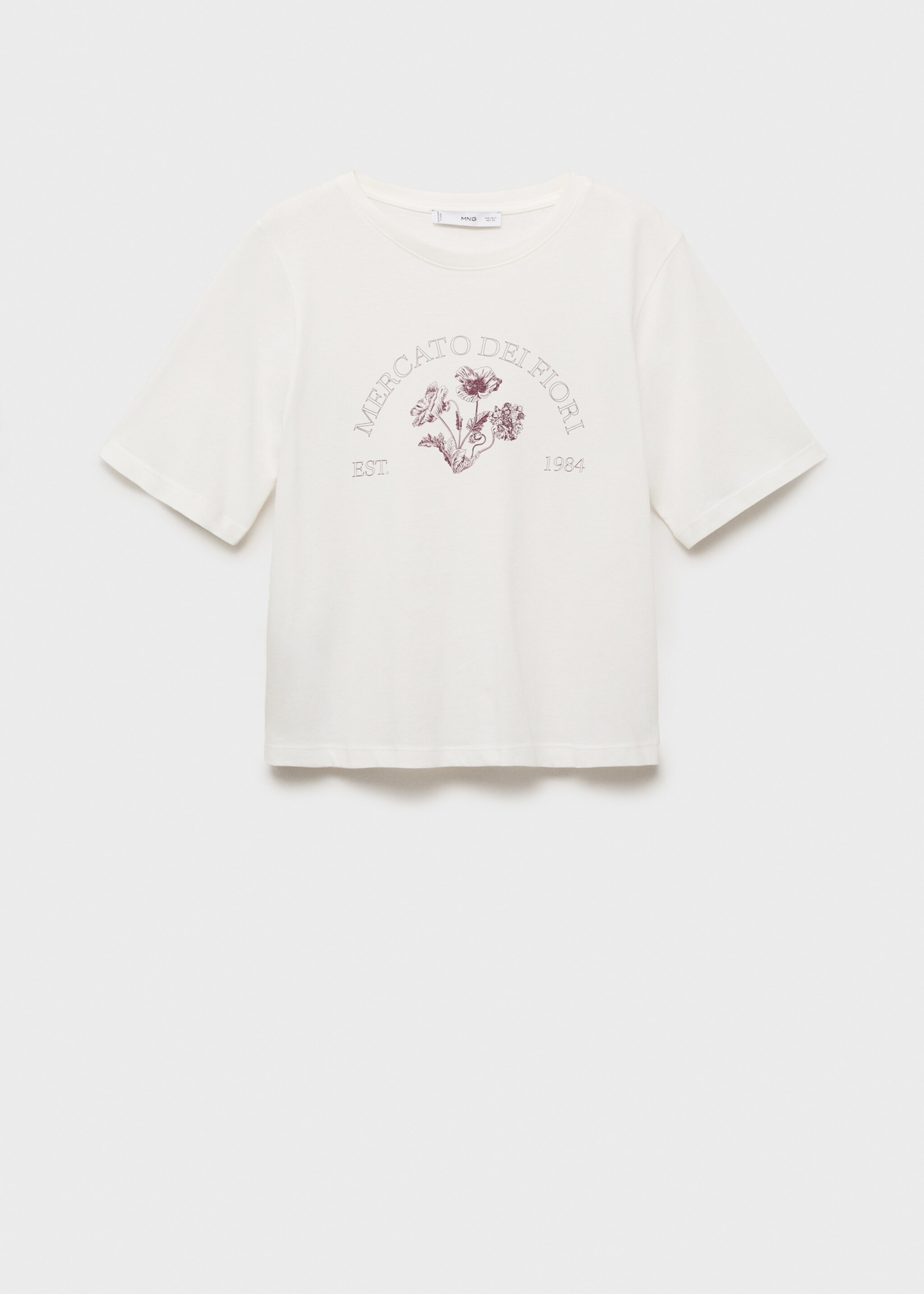 T-shirt en coton imprimé - Article sans modèle