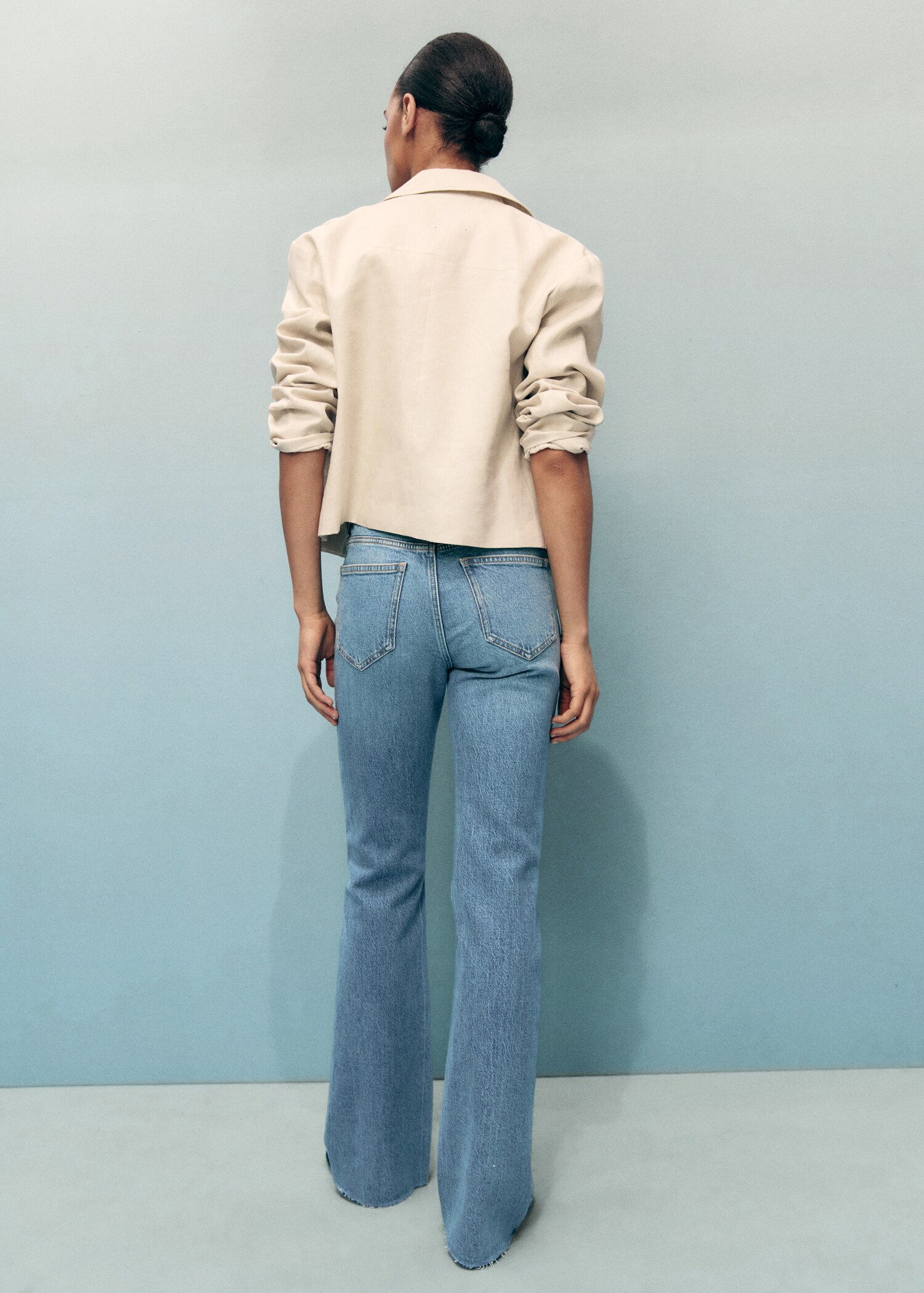 Fiona flared mid-rise jeans - Reverse of the article