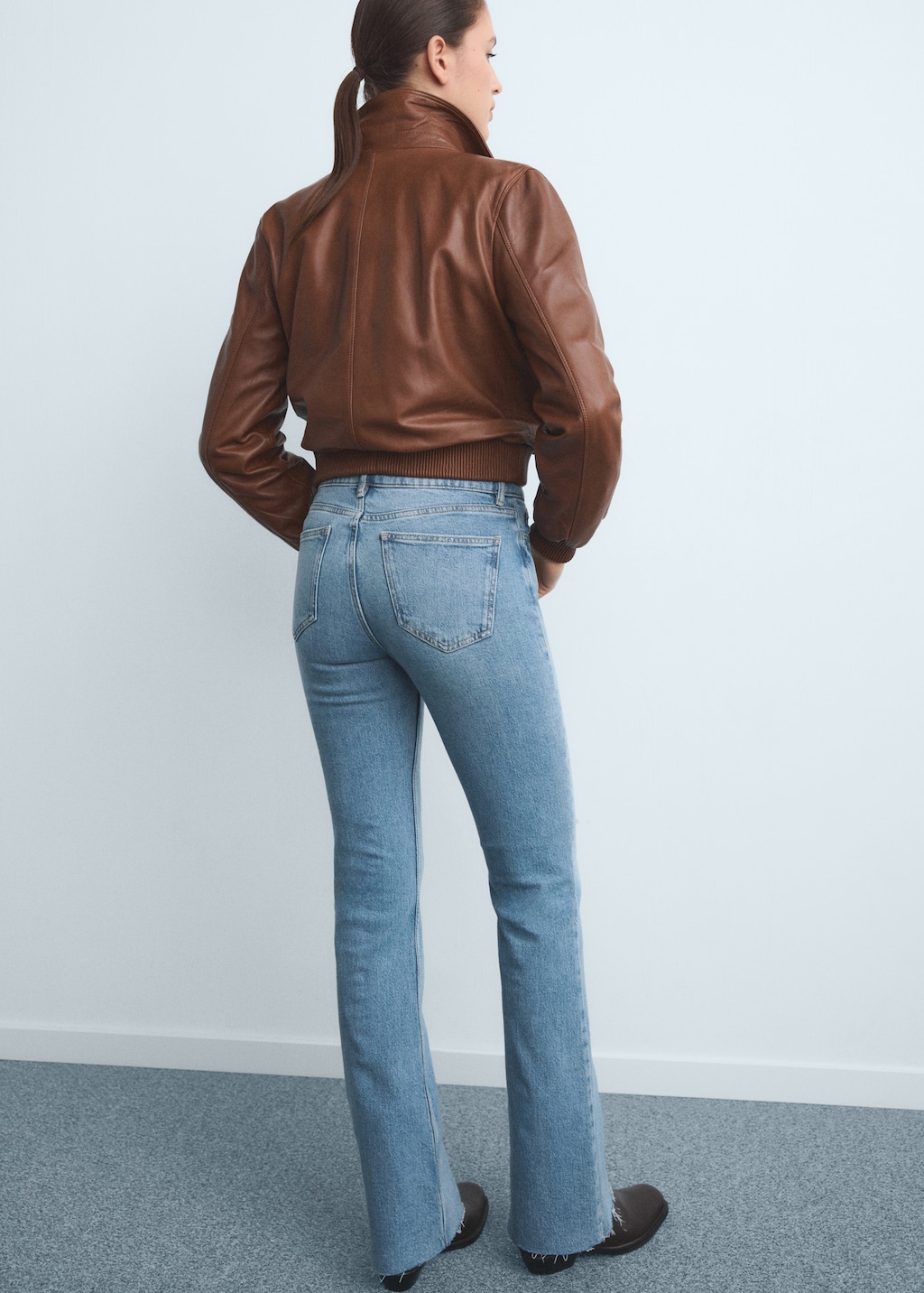 Fiona flared mid-rise jeans