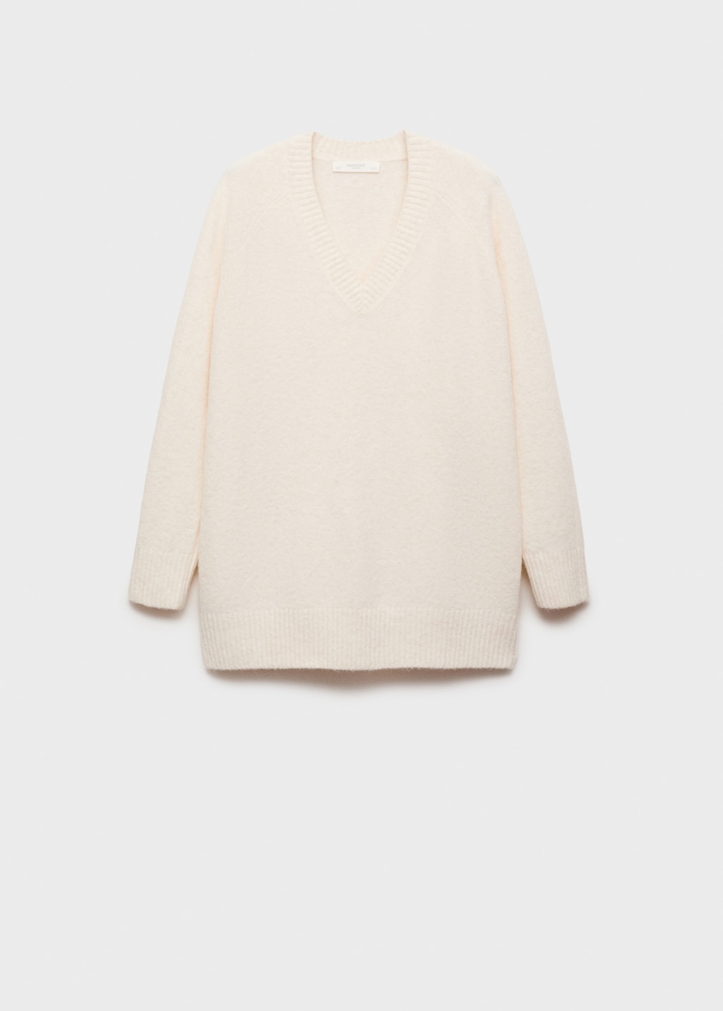 Mango V-neck knit sweater
