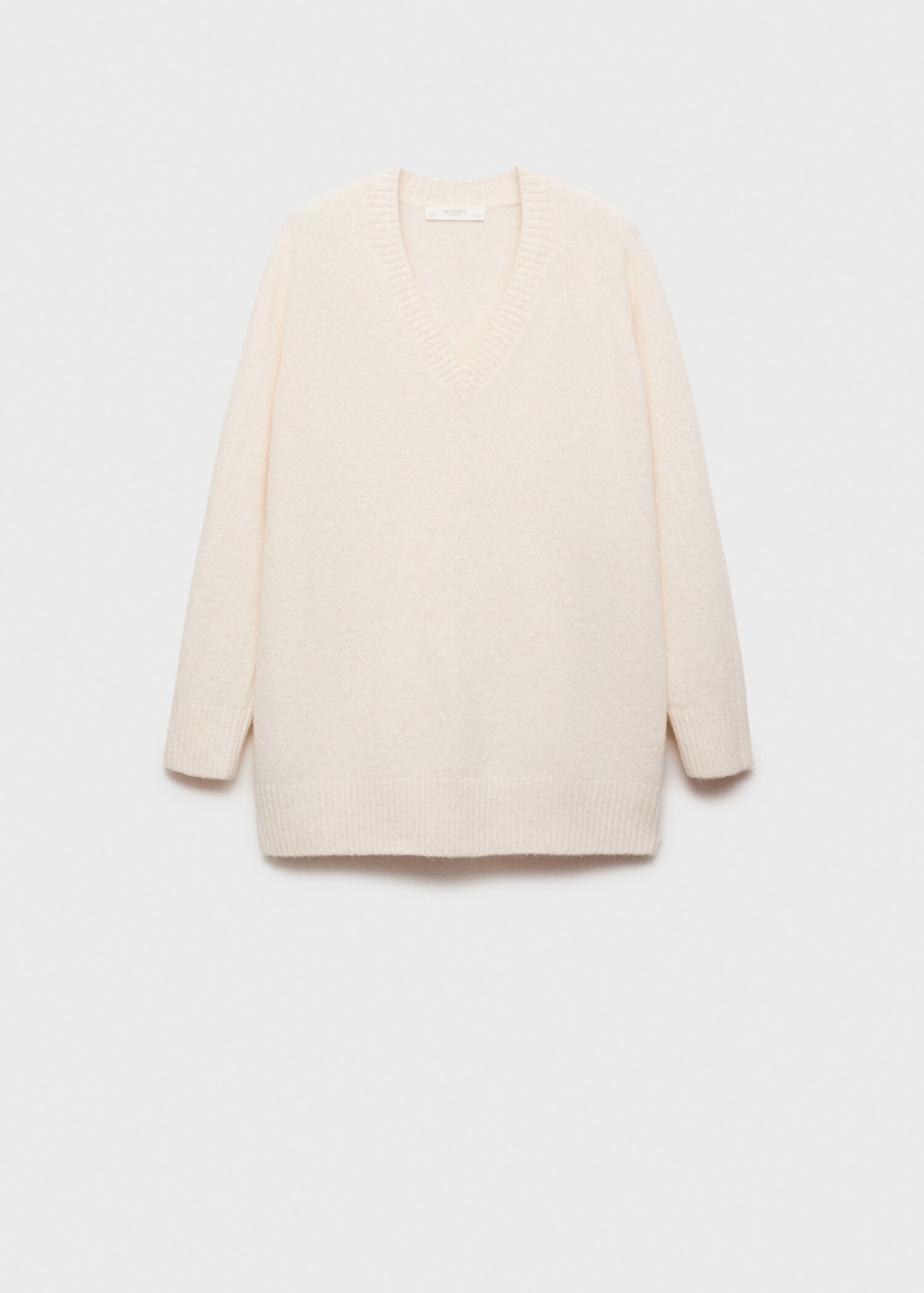 V-neck knit sweater - Article without model