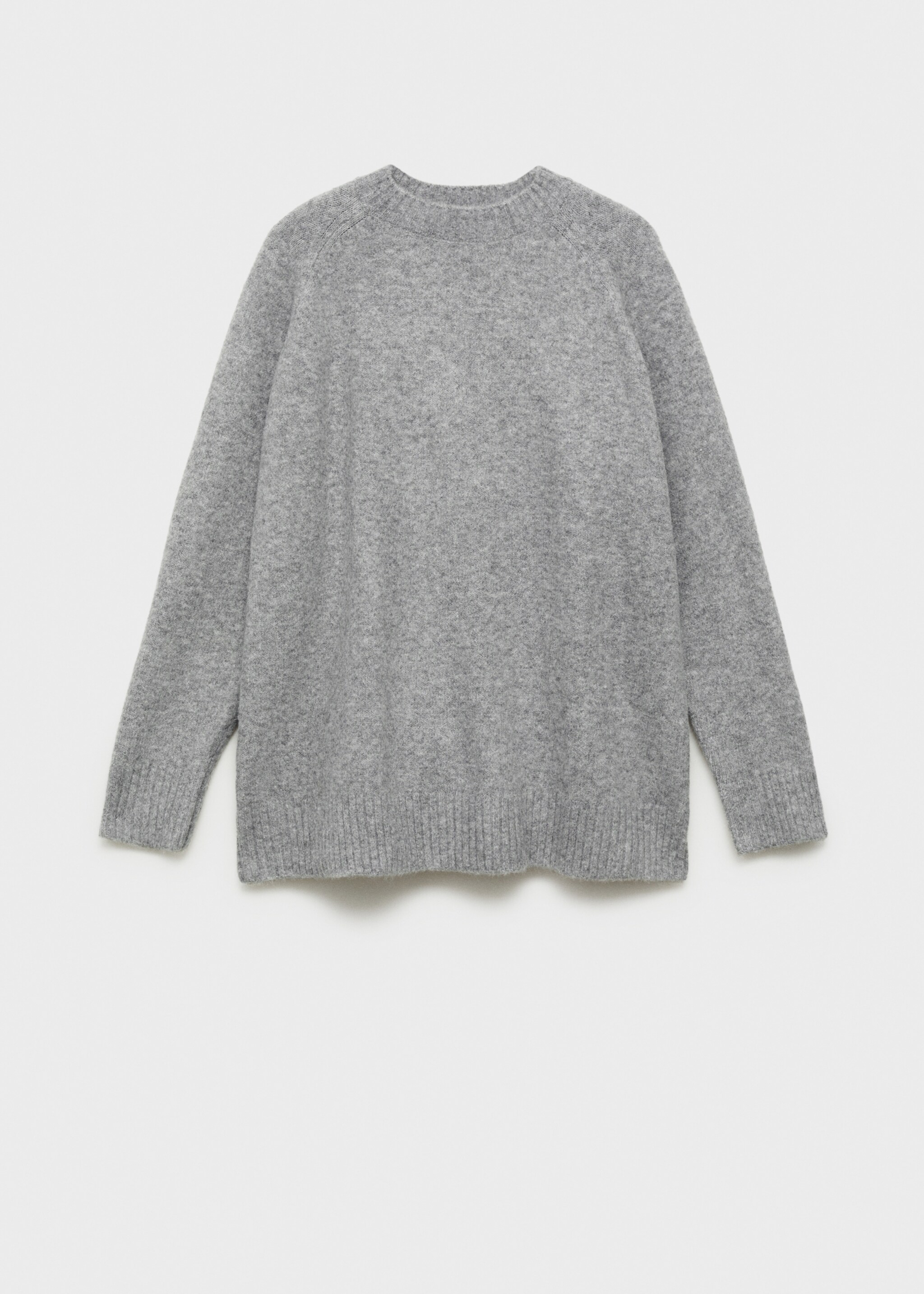 Round-neck knitted sweater - Article without model
