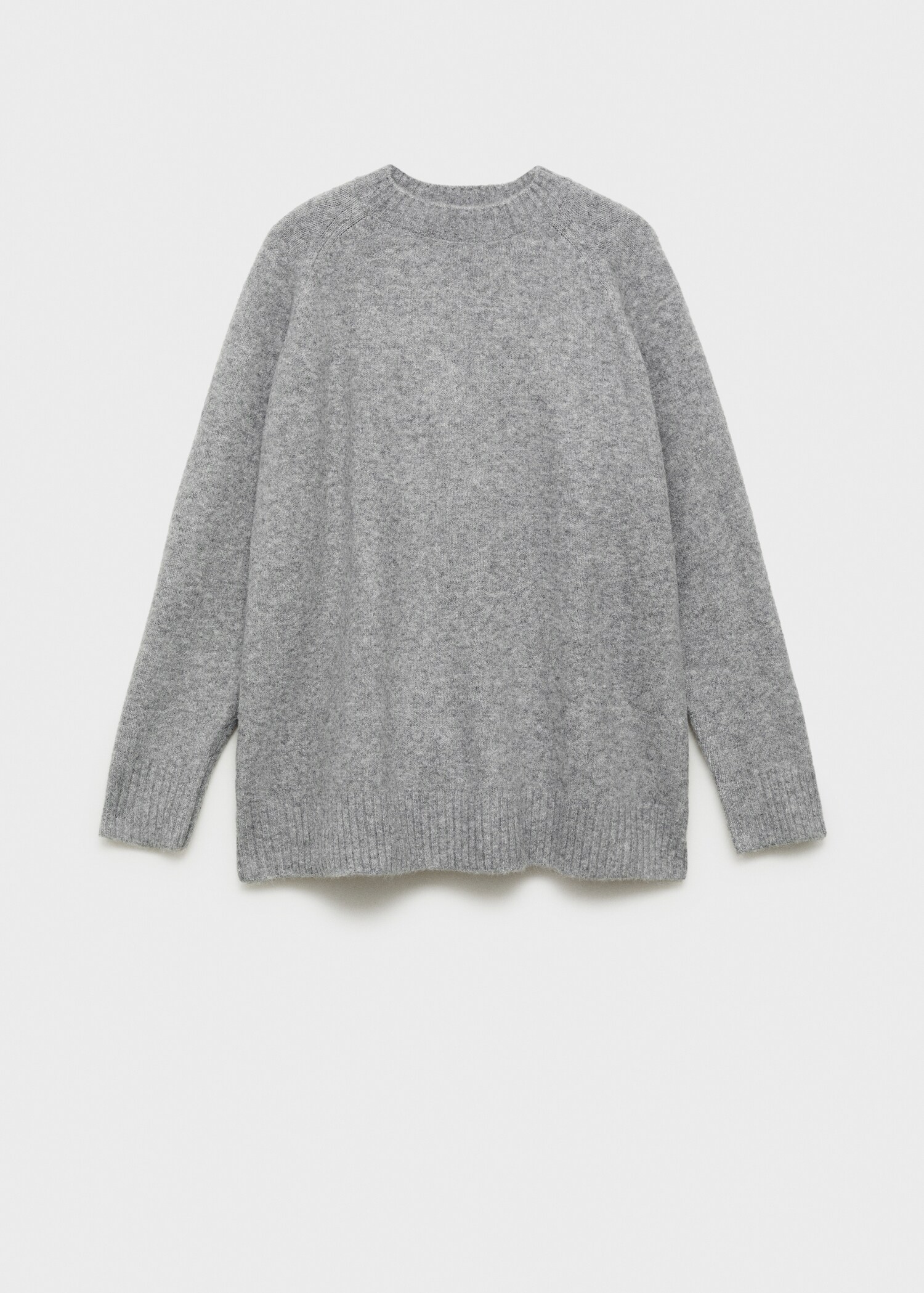Round-neck knitted sweater - Article without model
