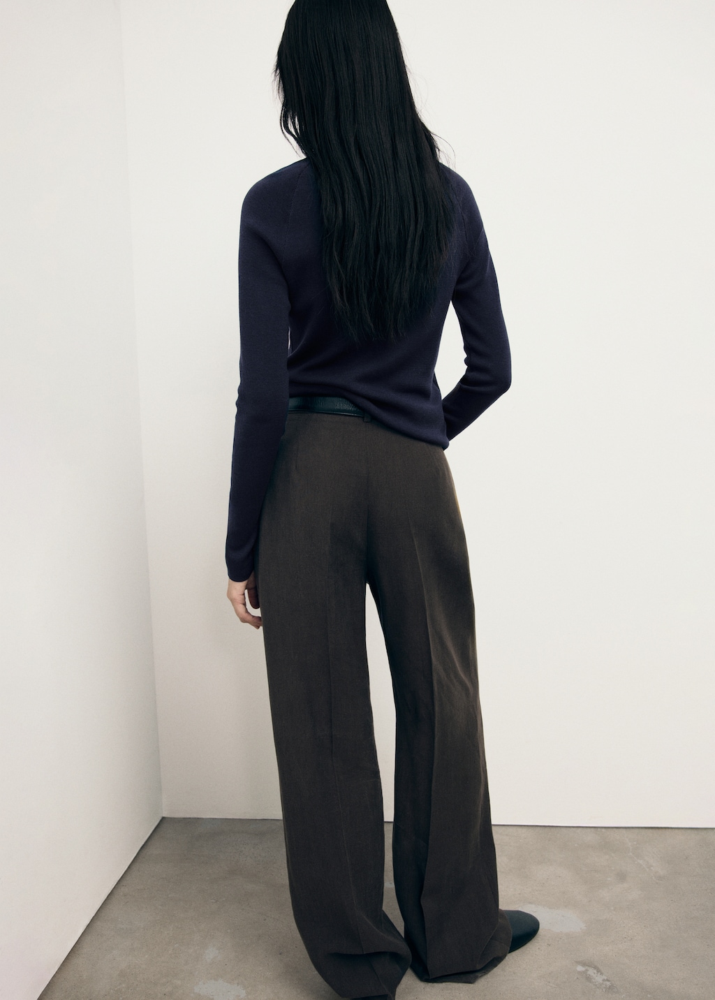 Mango Long-sleeved fine-knit sweater