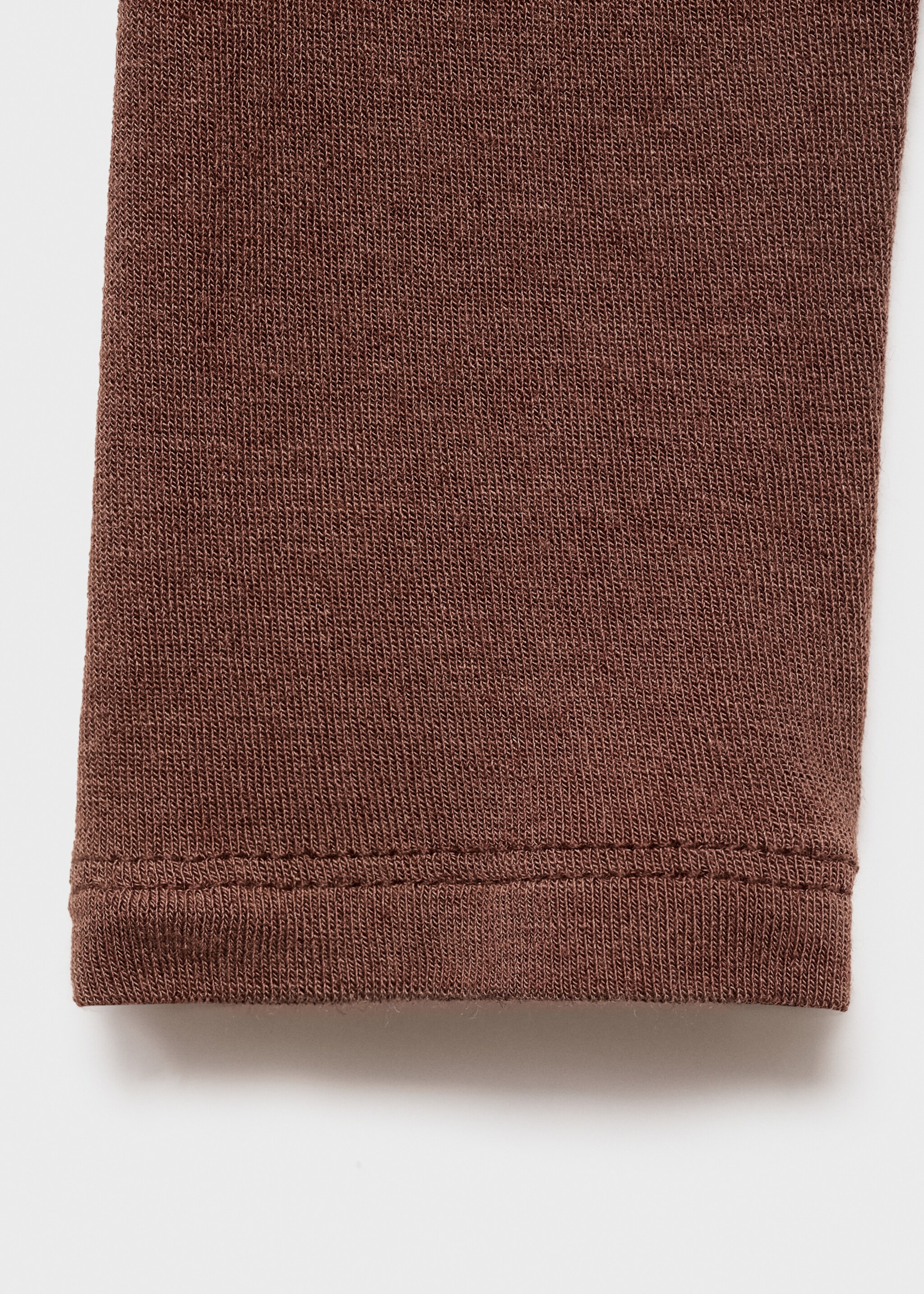 Cashmere pyjama t-shirt - Details of the article 0, Brown. Ref: 17004107-00.