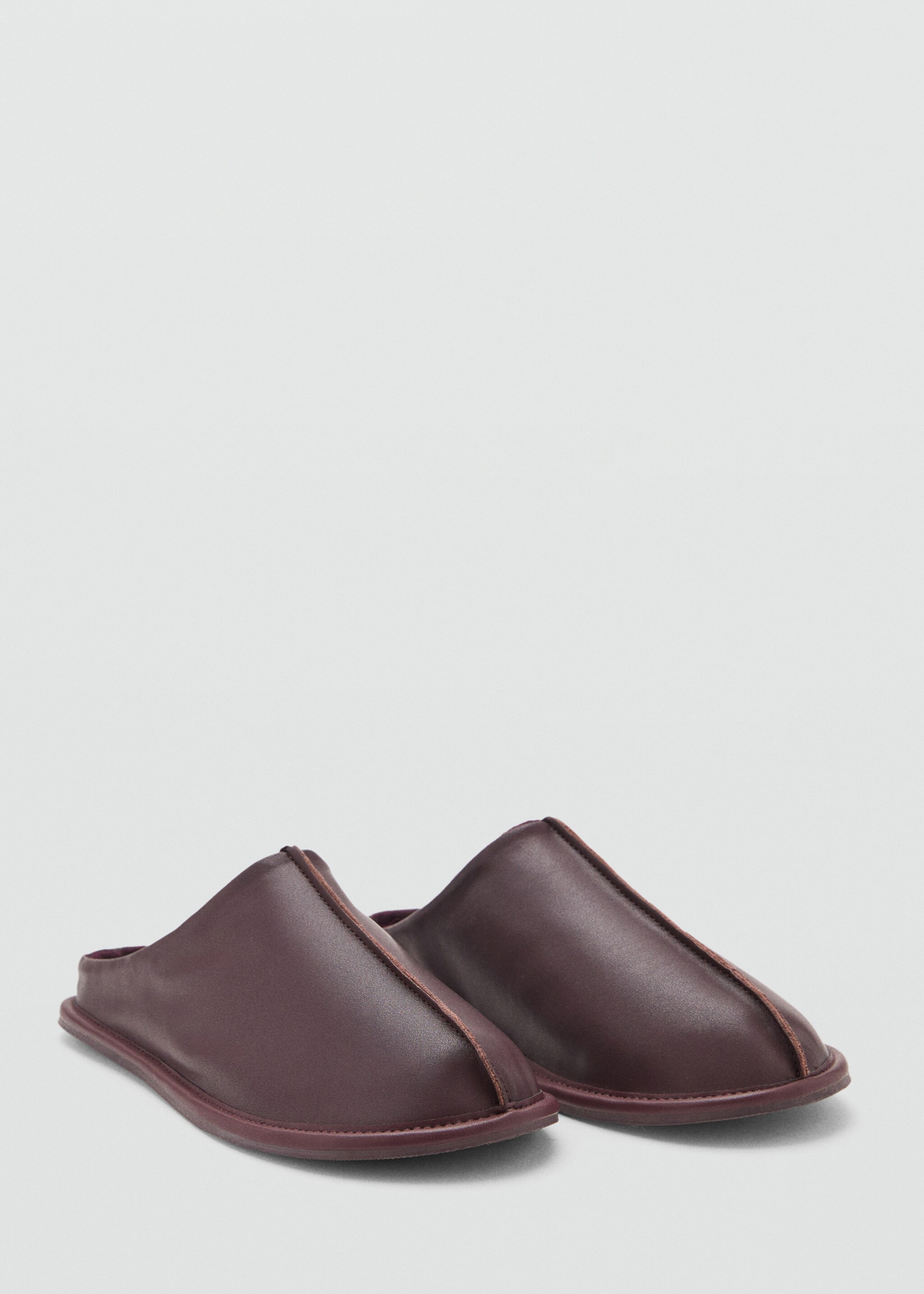 Slippers jilo - Medium plane, Blackberry. Ref: 17004108-00.