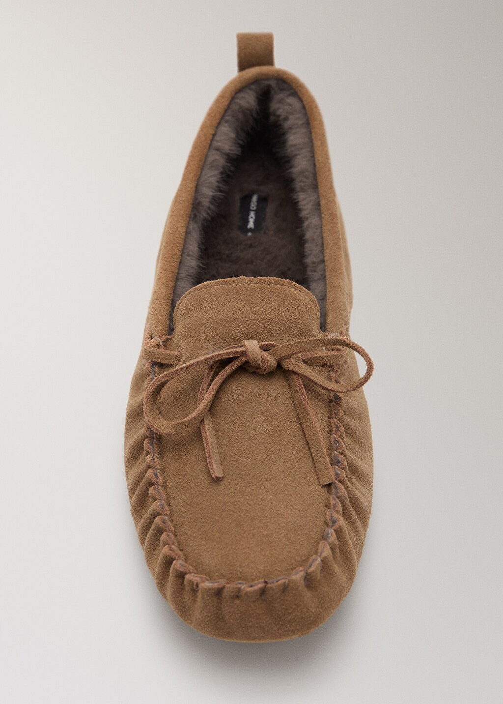Leather moccasins with fur lining - image 2