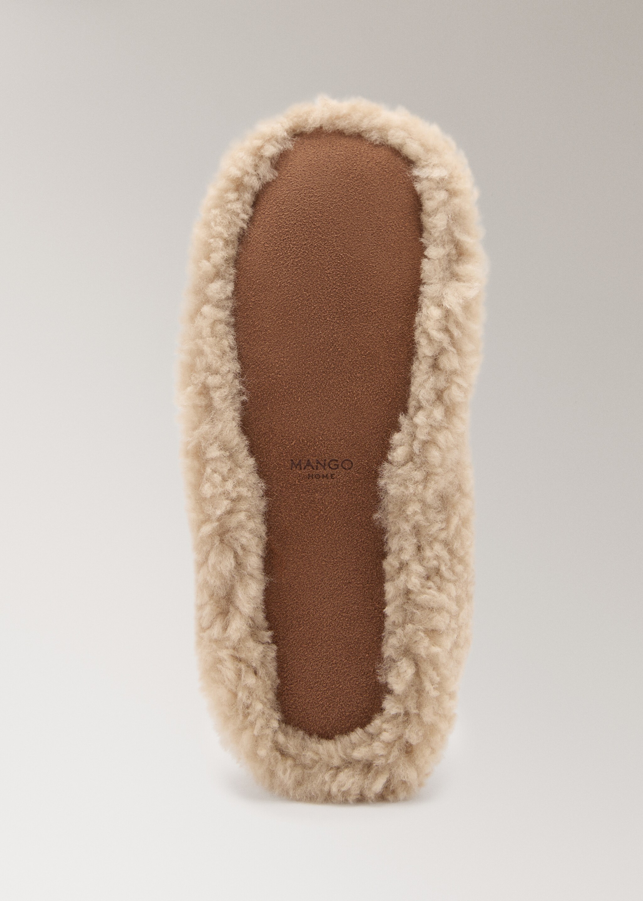 Slippers oso - Details of the article 3, Light/Pastel Brown. Ref: 17004113-00.