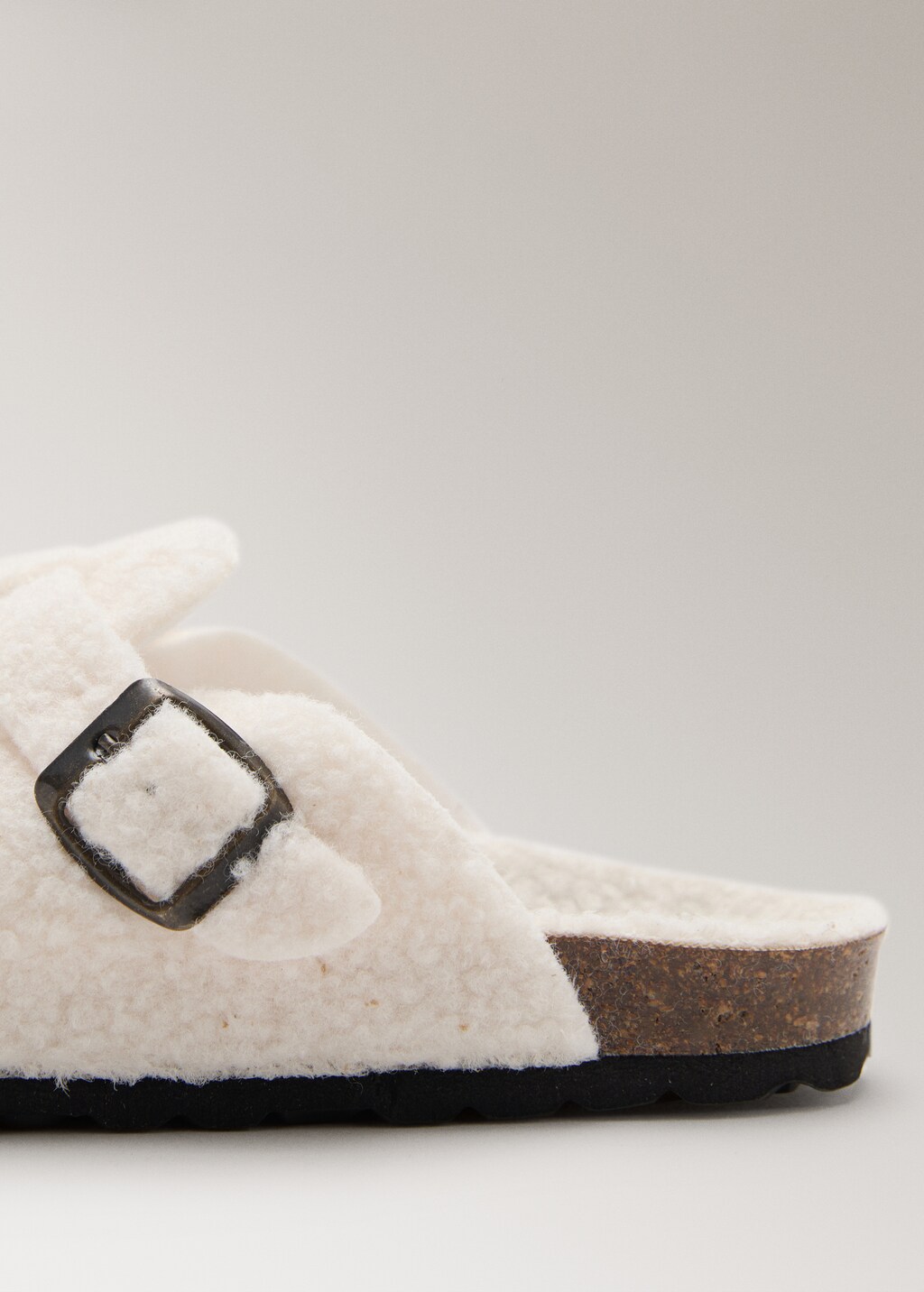 Faux-shearling clogs - image 2