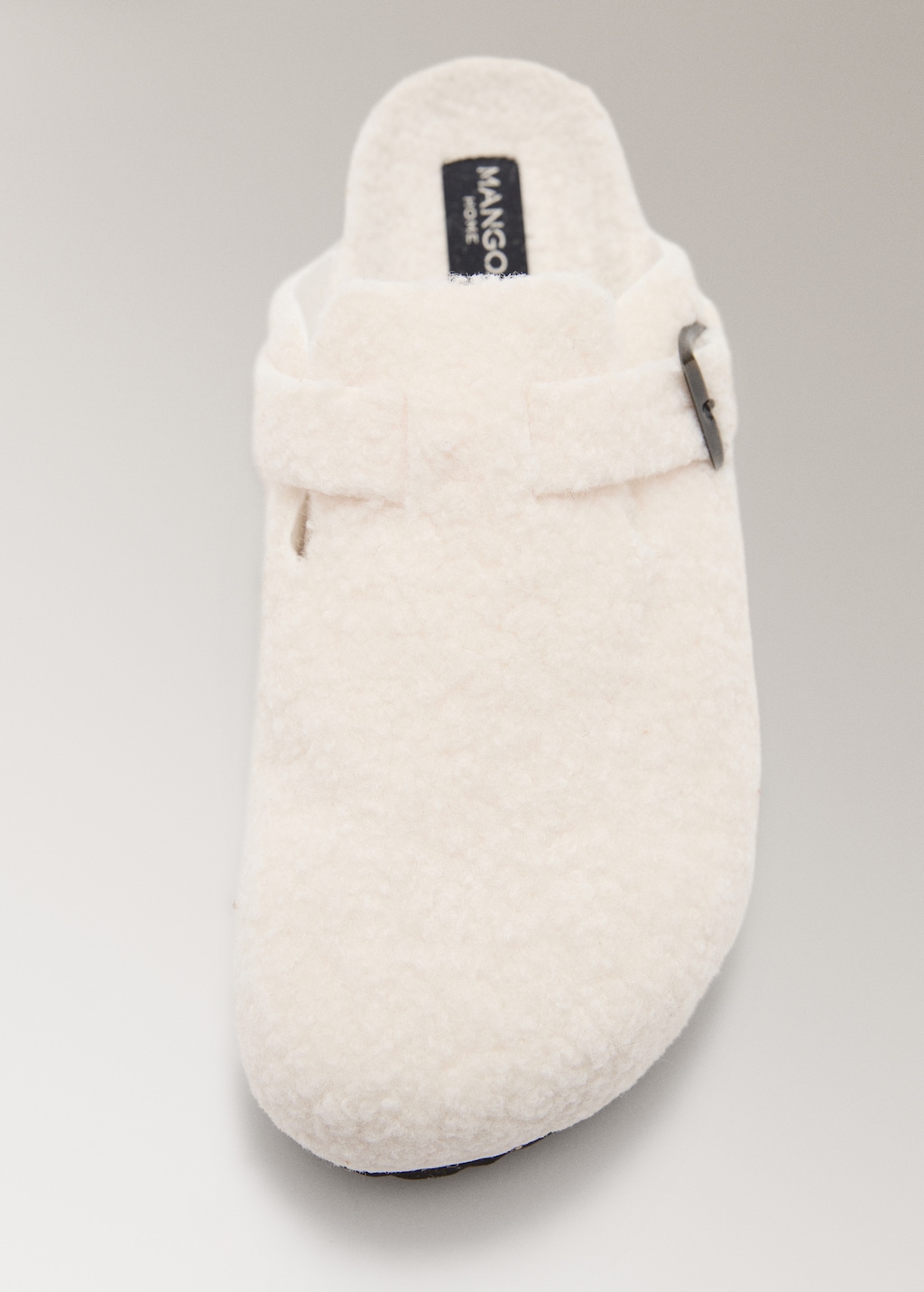 Shearling-effect clogs