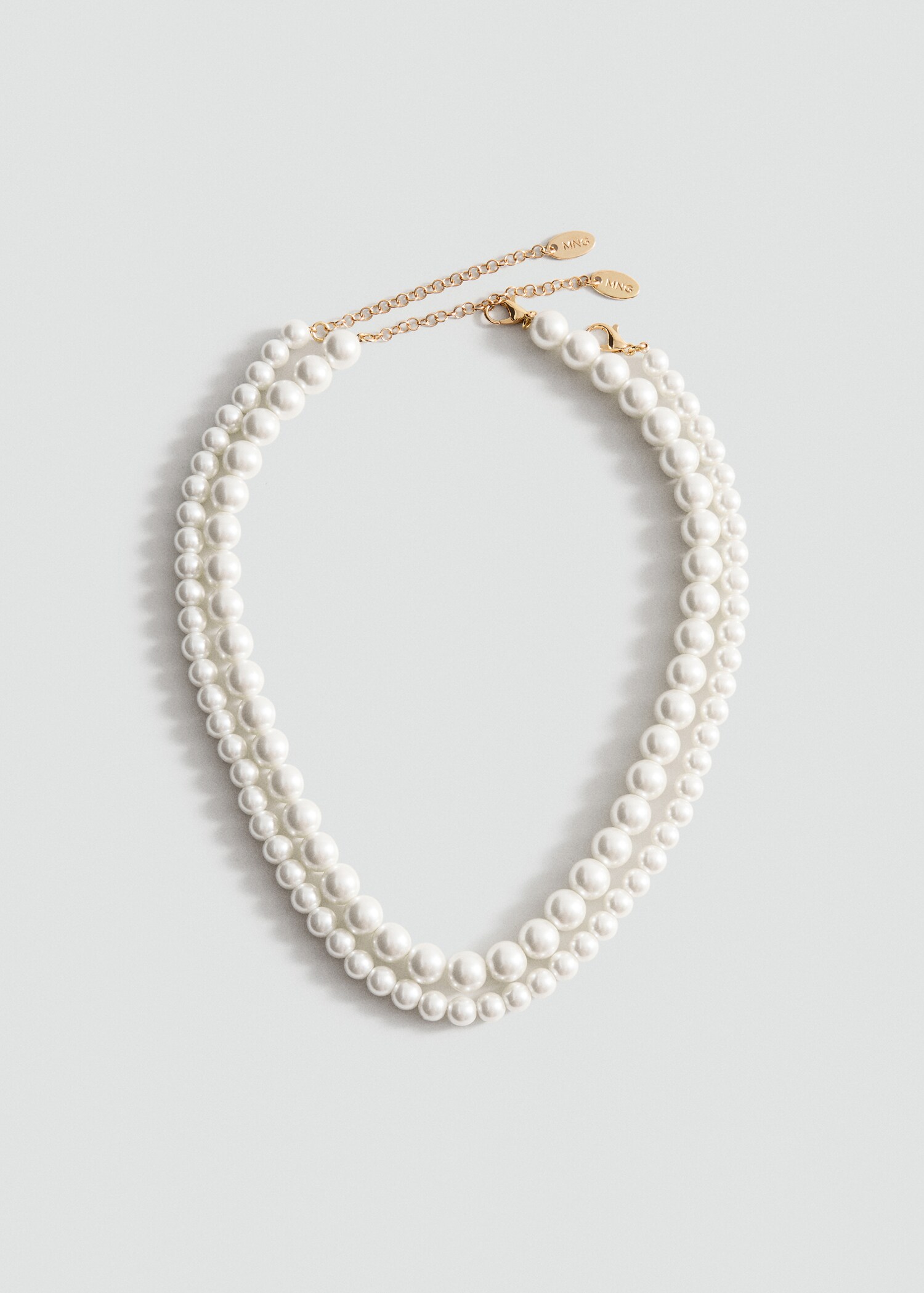 Double pearl necklace - Article without model