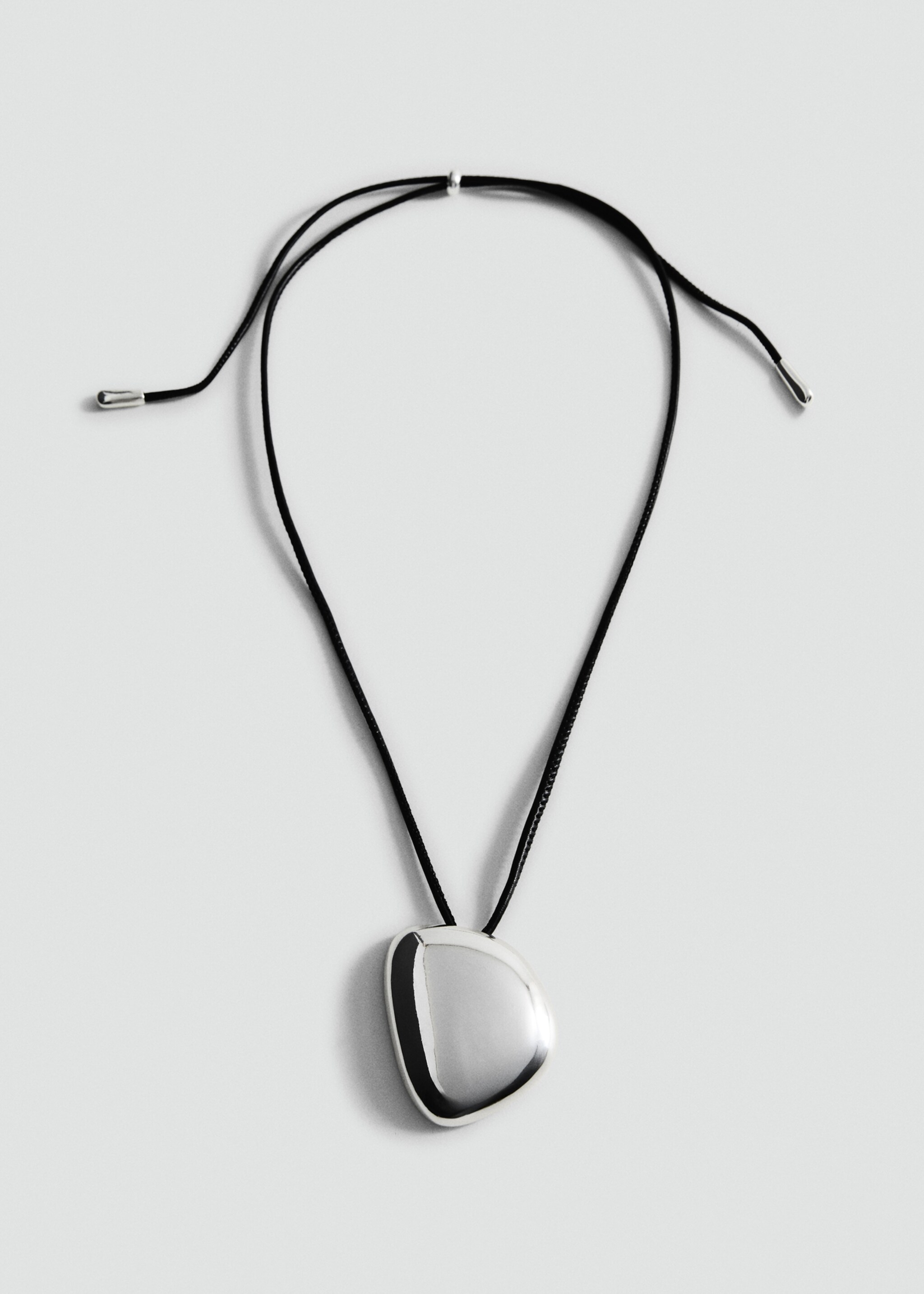 Metal pendant necklace - Article without model, Silver. Ref: 17004132-00.