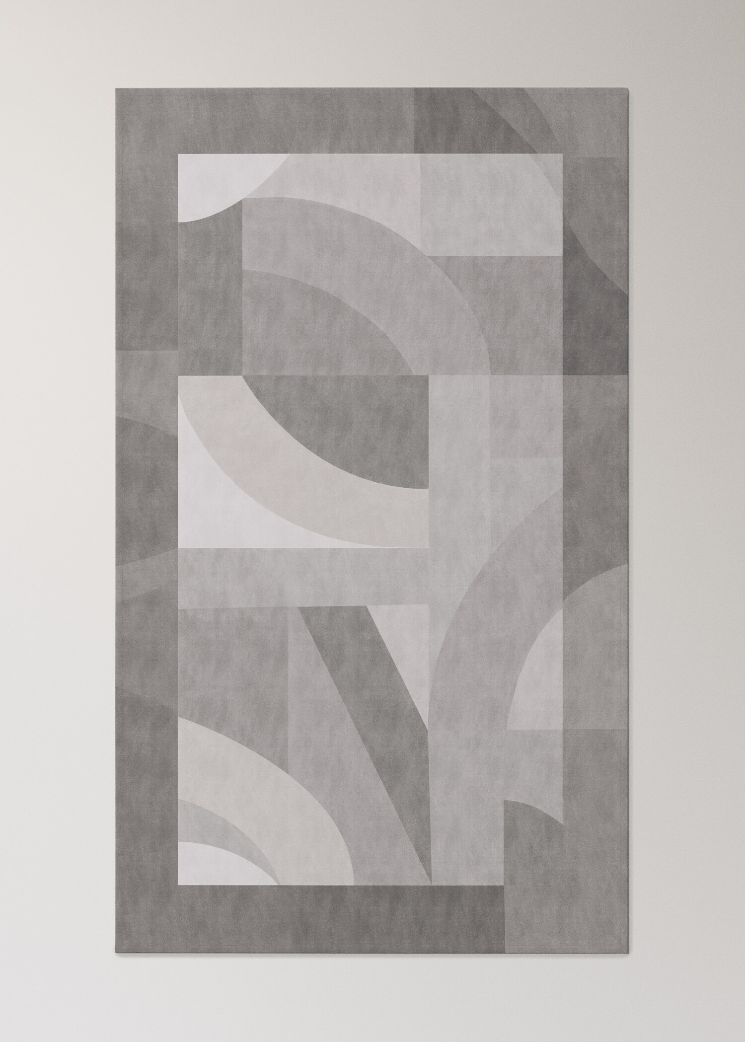 Cotton tablecloth with geometric print for 6 to 8 guests - Details of the article 1