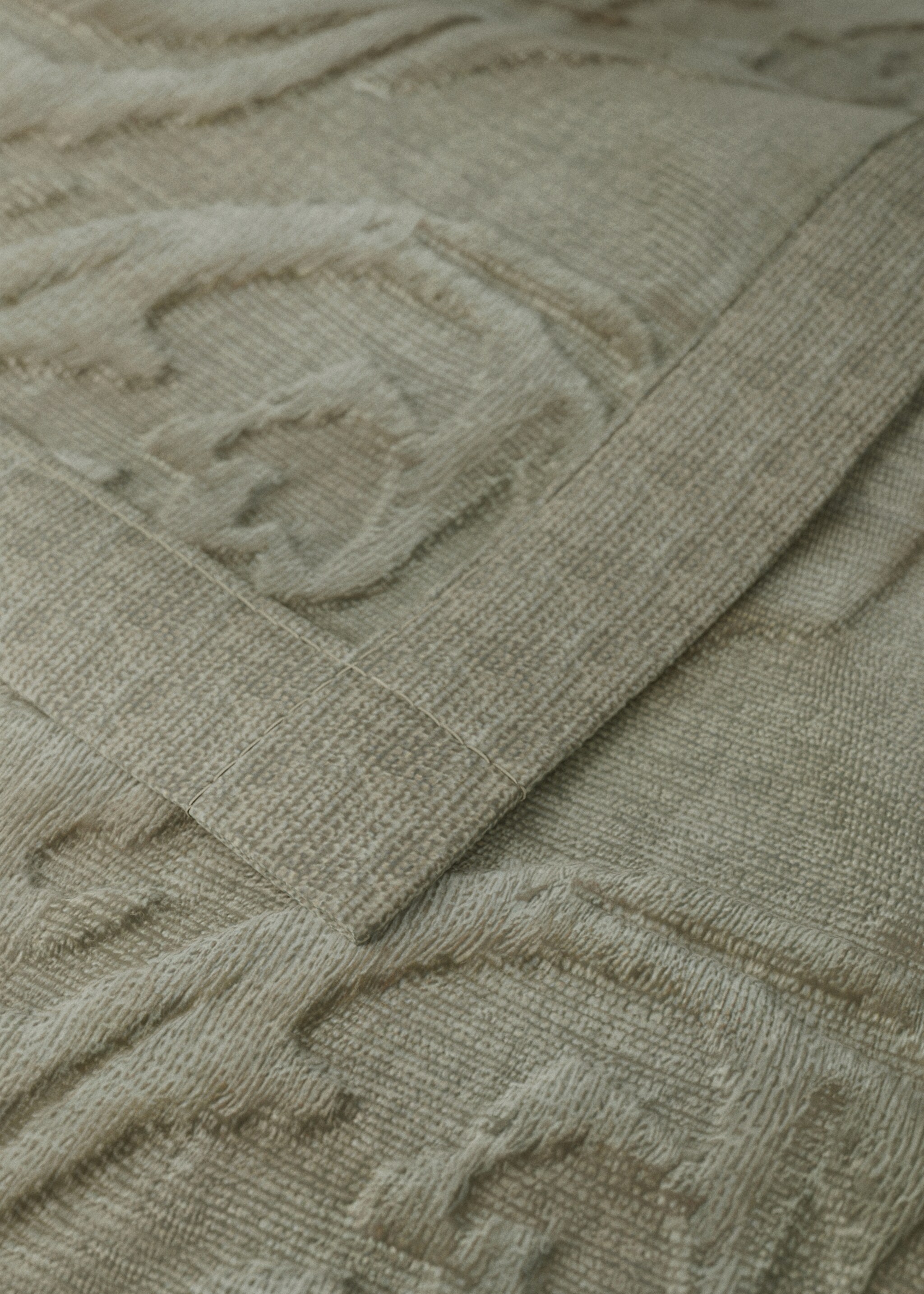 Flower print jacquard cotton tablecloth 6 to 8 guests - Details of the article 1