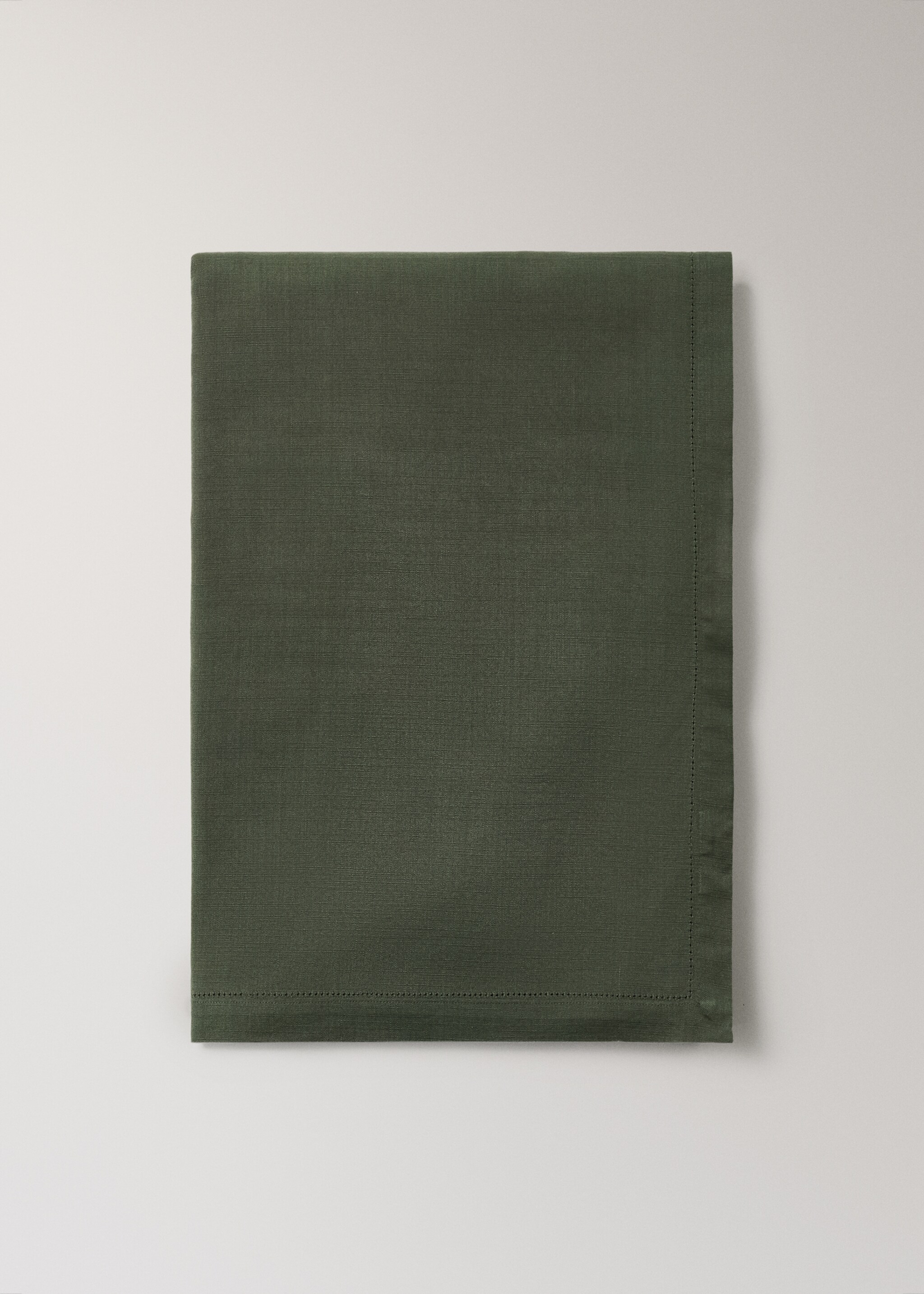 Бавовняна скатертина з мережкою на 2-4 особи - Детальніше про товар 3, Зелений. Ref: 17004147-00.