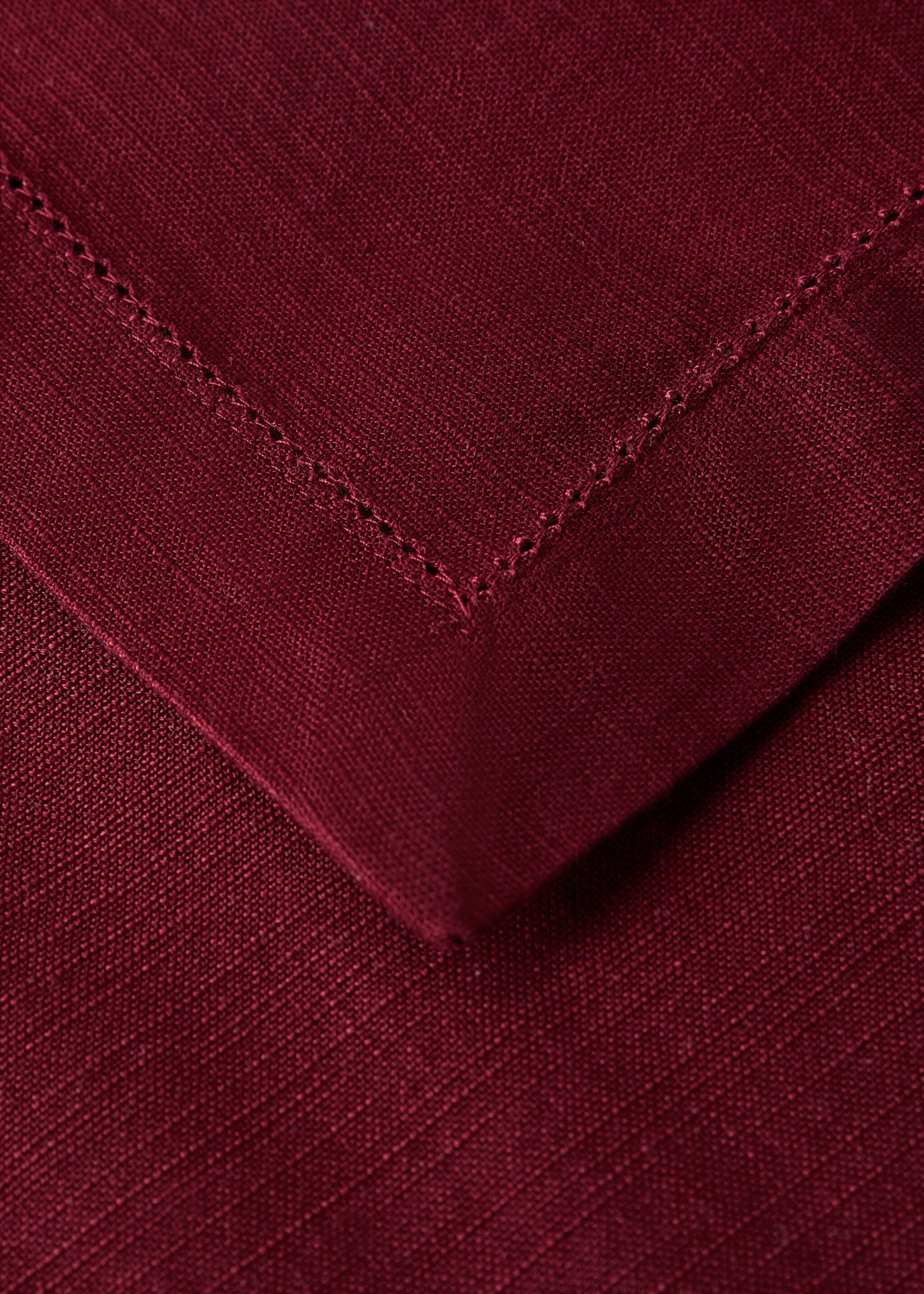 Бавовняна скатертина з мережкою на 2-4 особи - Детальніше про товар 1, Червоний. Ref: 17004147-00.