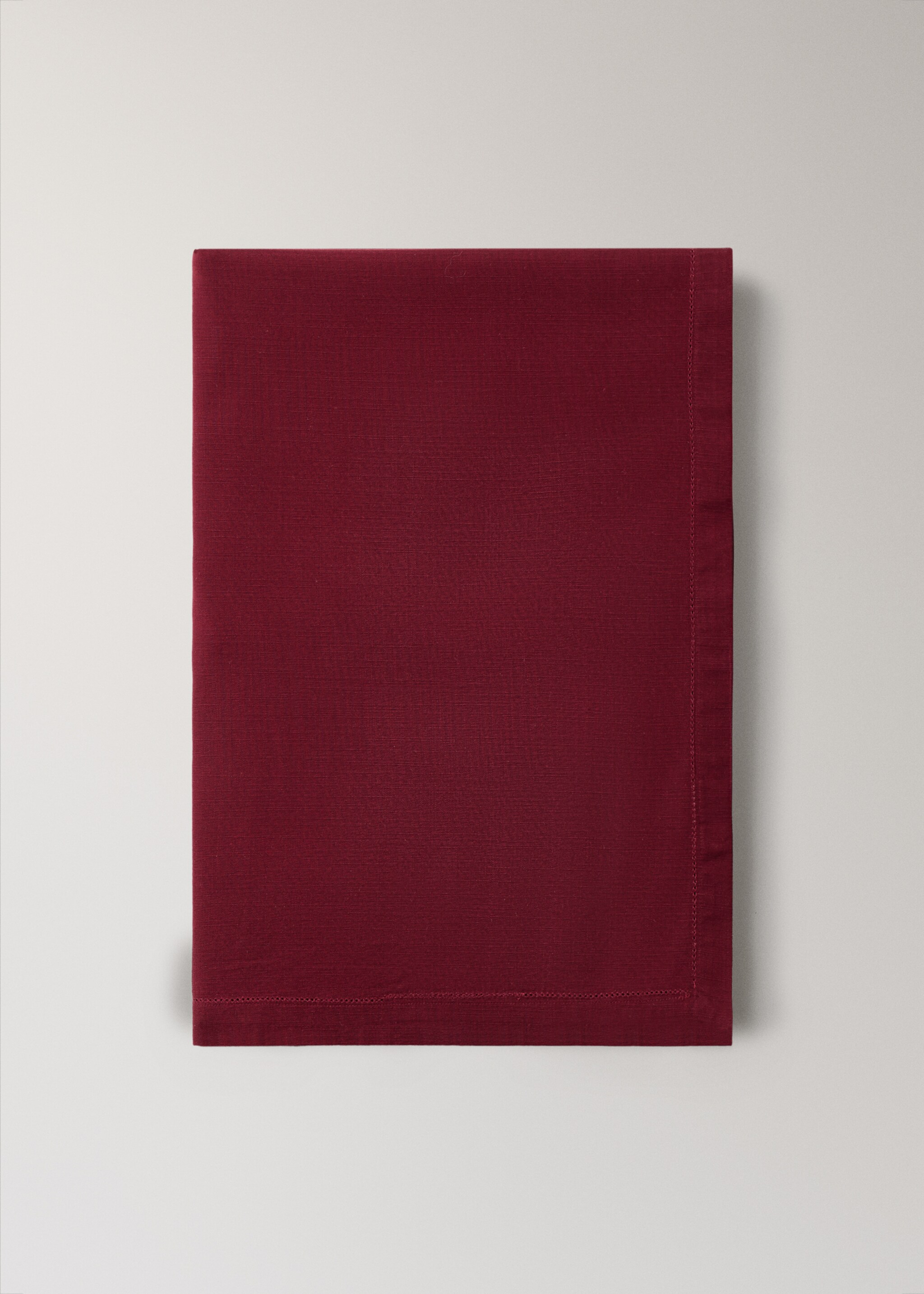 Бавовняна скатертина з мережкою на 2-4 особи - Детальніше про товар 3, Червоний. Ref: 17004147-00.