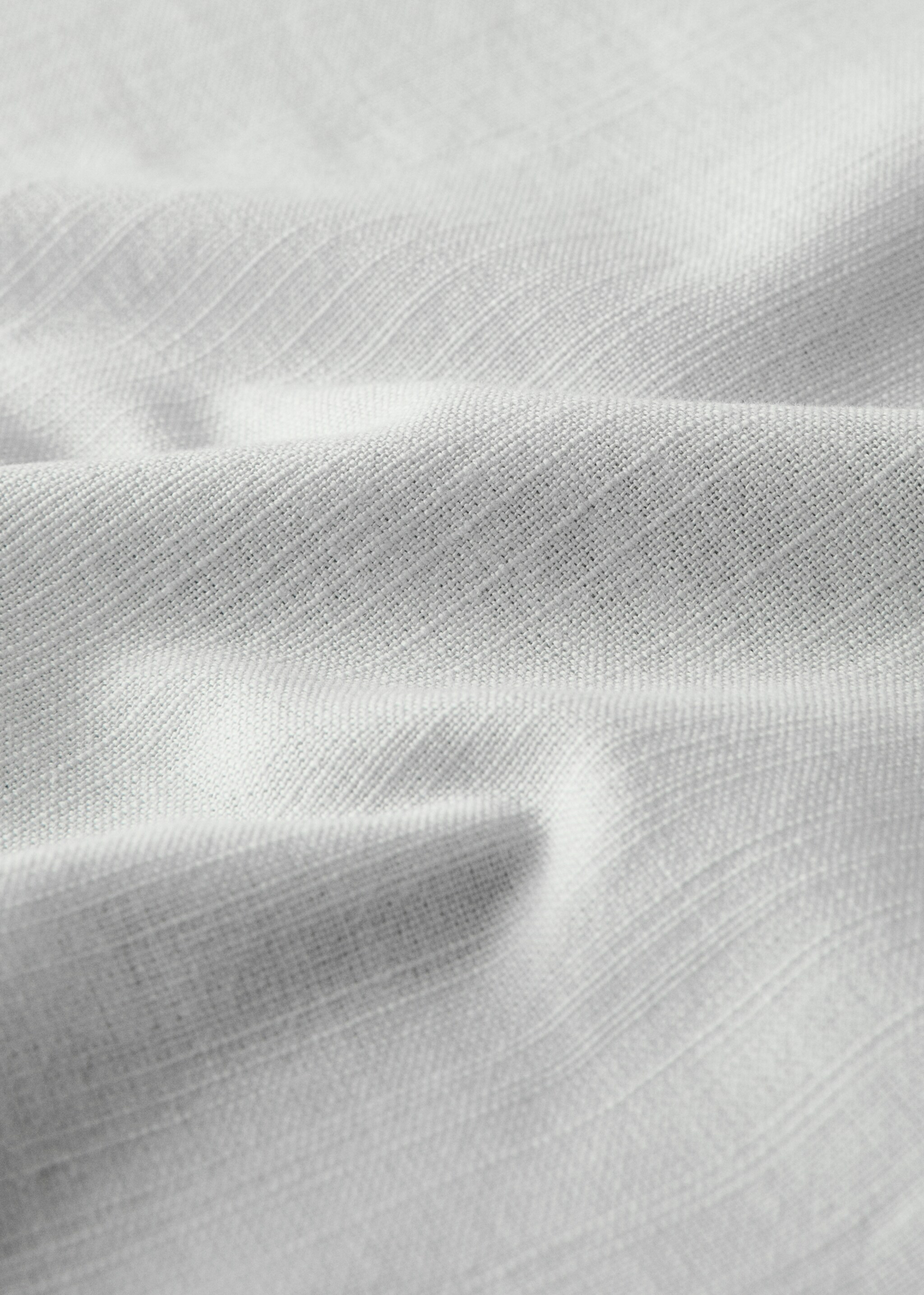 Cotton vanilla tablecloth for 8 to 10 diners - Details of the article 2, Grey. Ref: 17004149-00.
